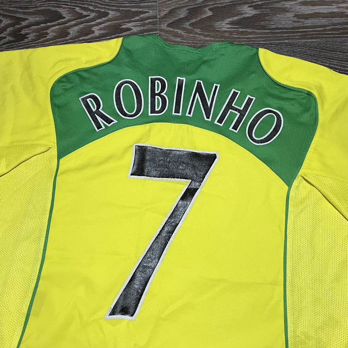 Nike Nike BRAZIL CBF 2004/06 Home Jersey #7 Robihno Fan Reprint Size US S / EU 44-46 / 1 - 8 Thumbnail