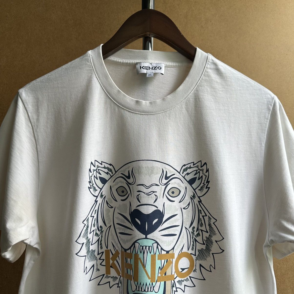 Kenzo KENZO PARIS TIGER BIG LOGO TEE Size US M / EU 48-50 / 2 - 2 Thumbnail