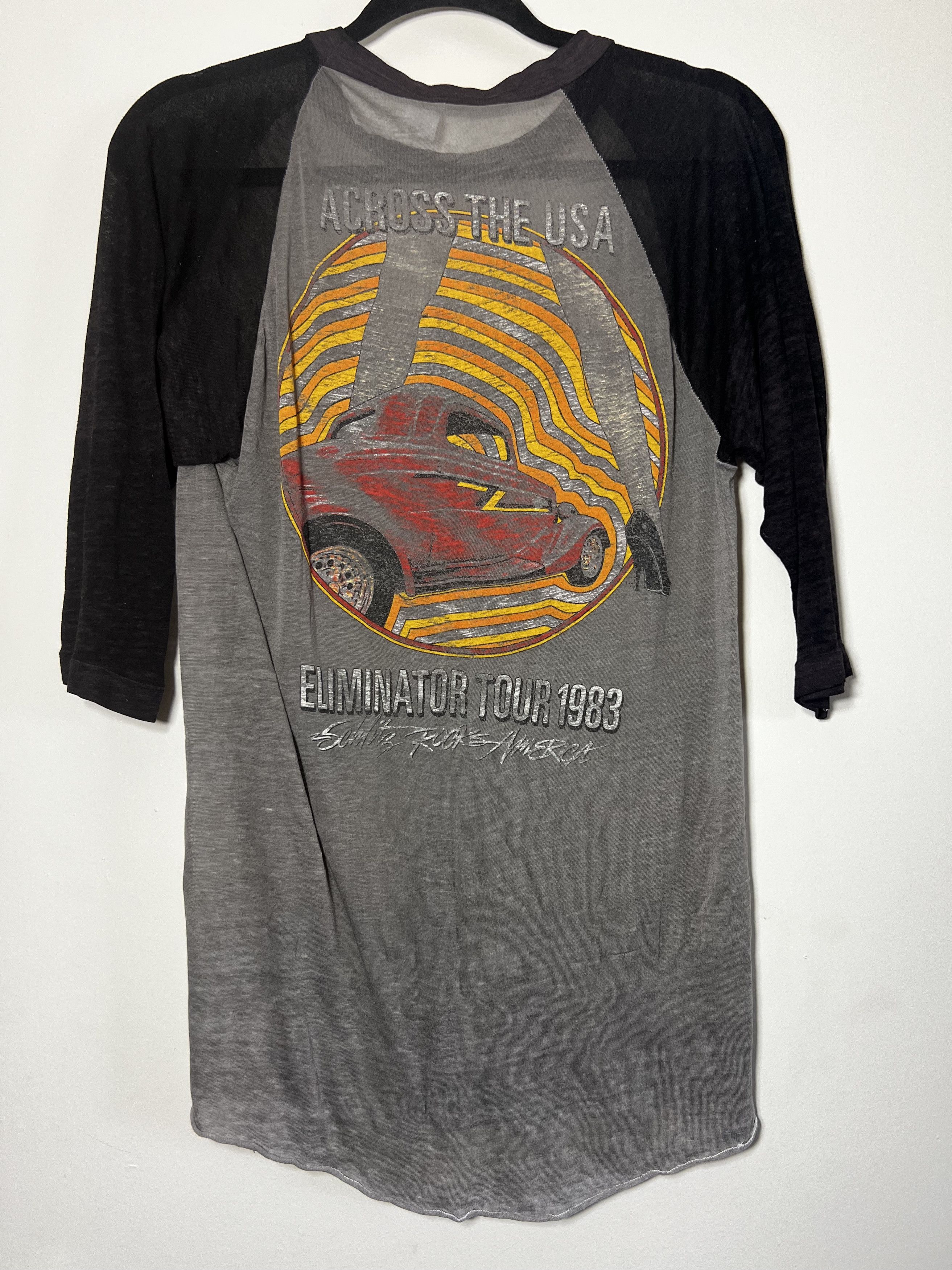 Vintage Vintage 1983 ZZ Top Eliminator Concert Tour Ragland Size US M / EU 48-50 / 2 - 5 Thumbnail