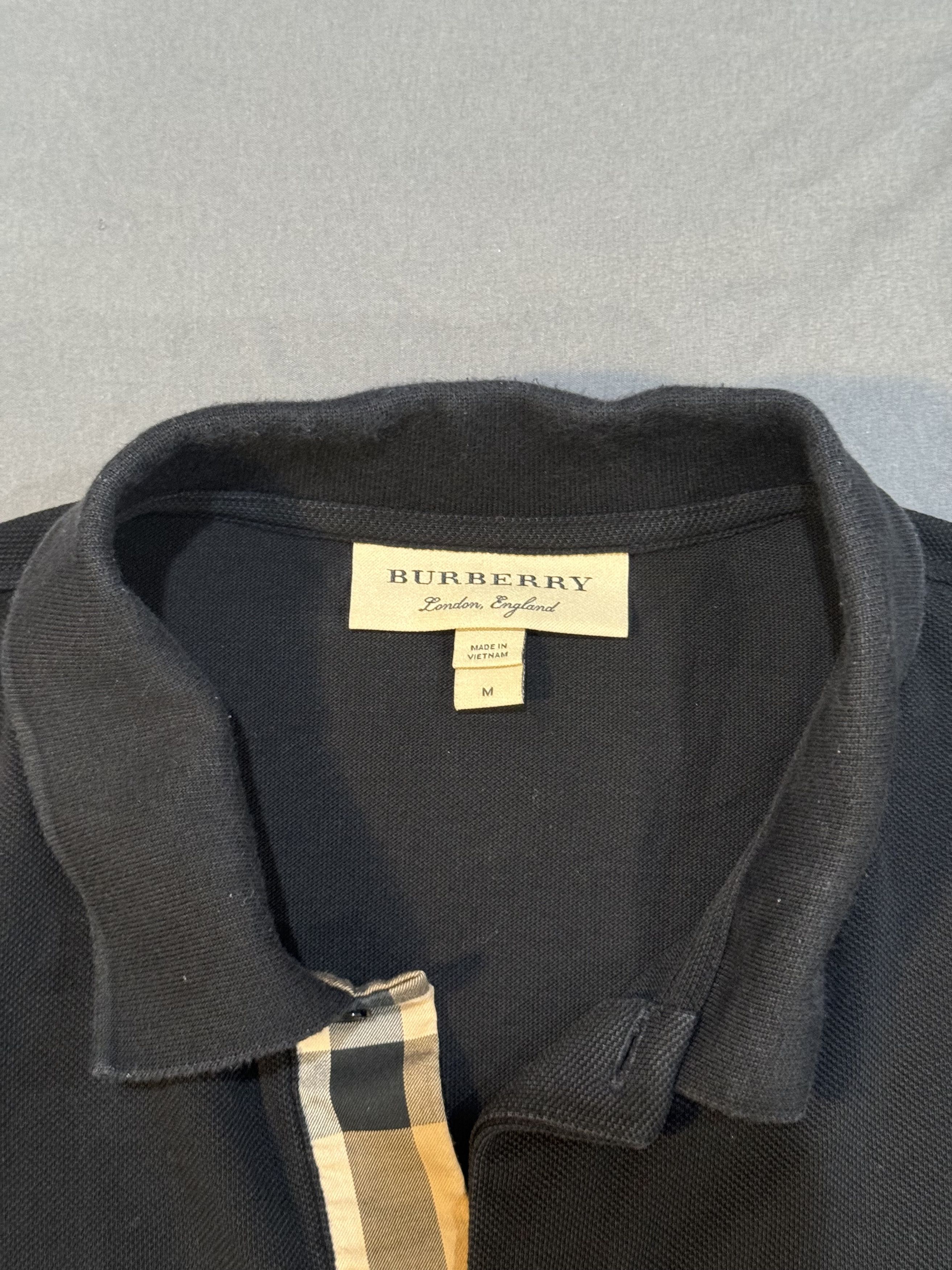 Burberry Burberry Black Oxford long-sleeved polo shirt Size US M / EU 48-50 / 2 - 3 Thumbnail