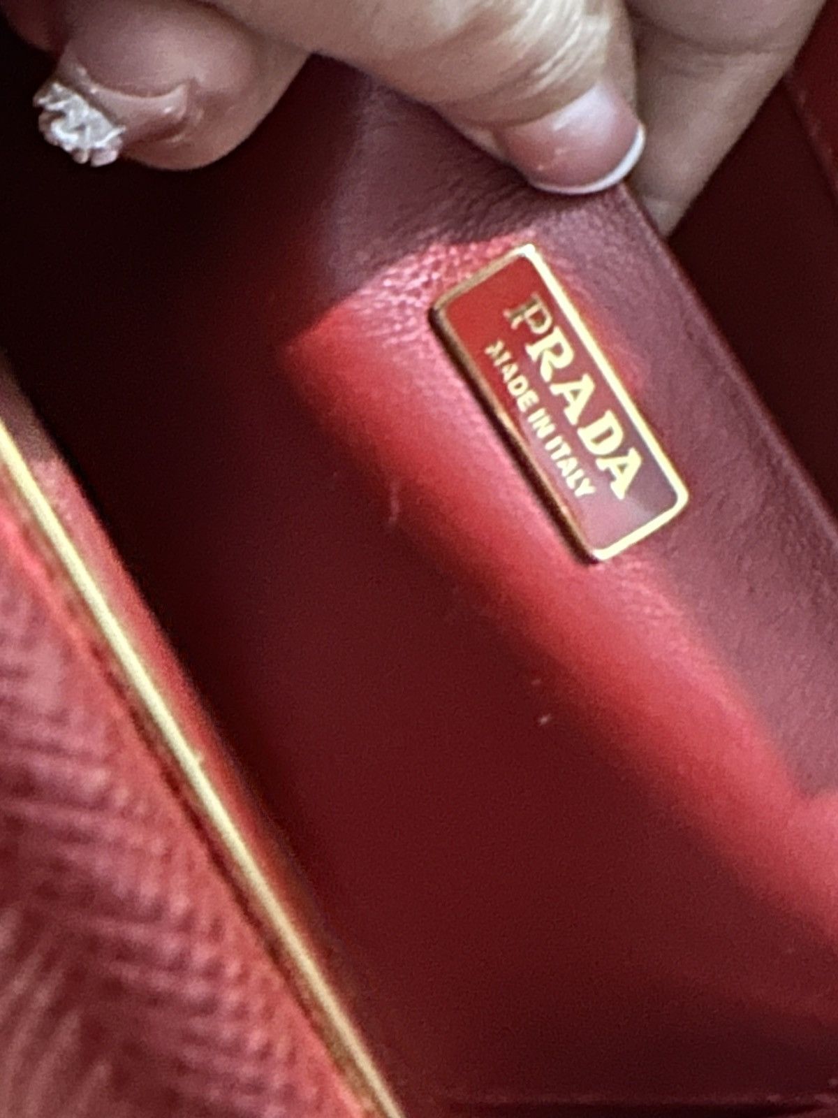 Prada Light Frame Crossbody/Shoulder Bag