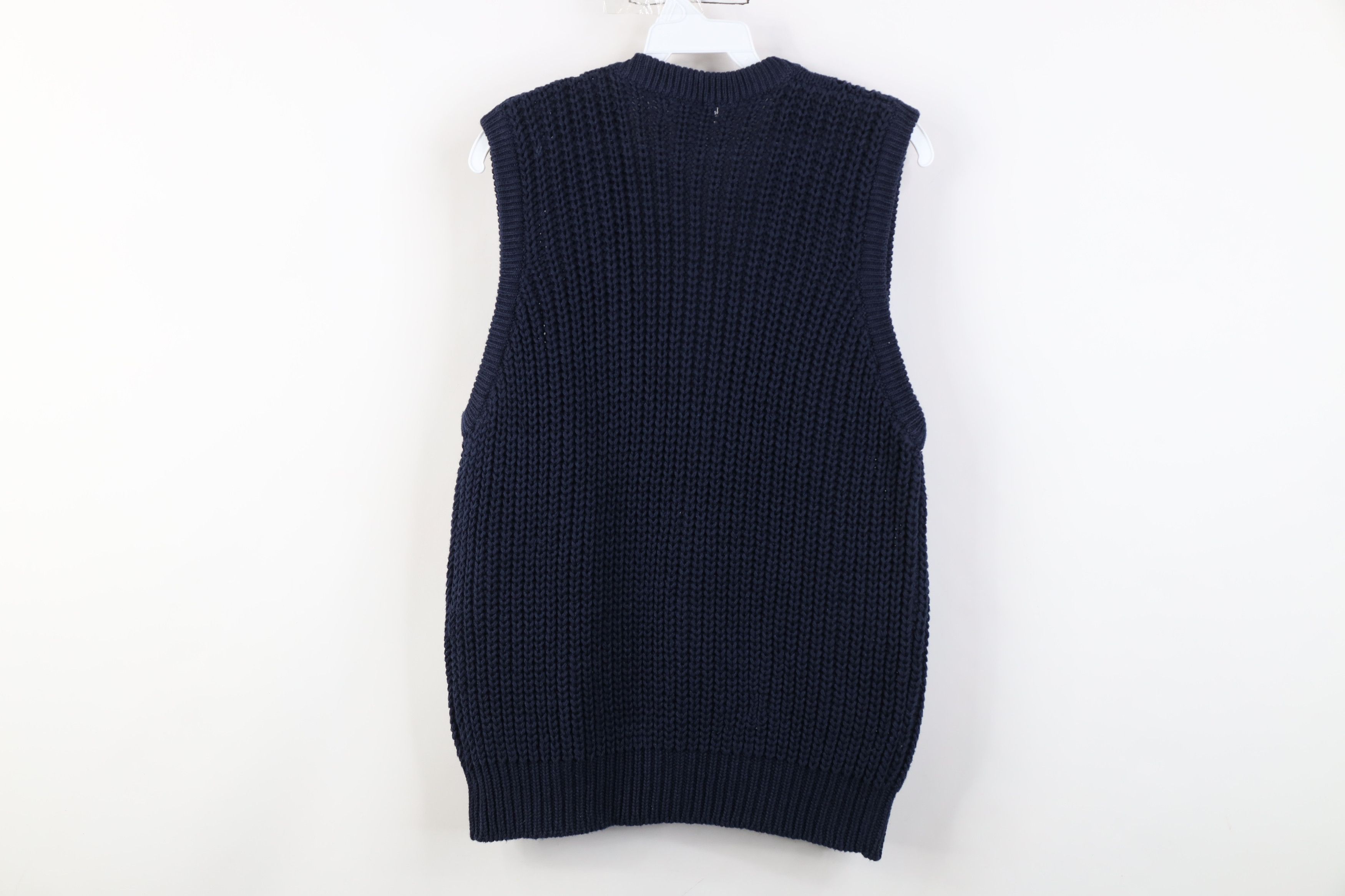 Vintage Vintage 70s Streetwear Knit Fisherman Cardigan Sweater Vest Size M / US 6-8 / IT 42-44 - 8 Thumbnail