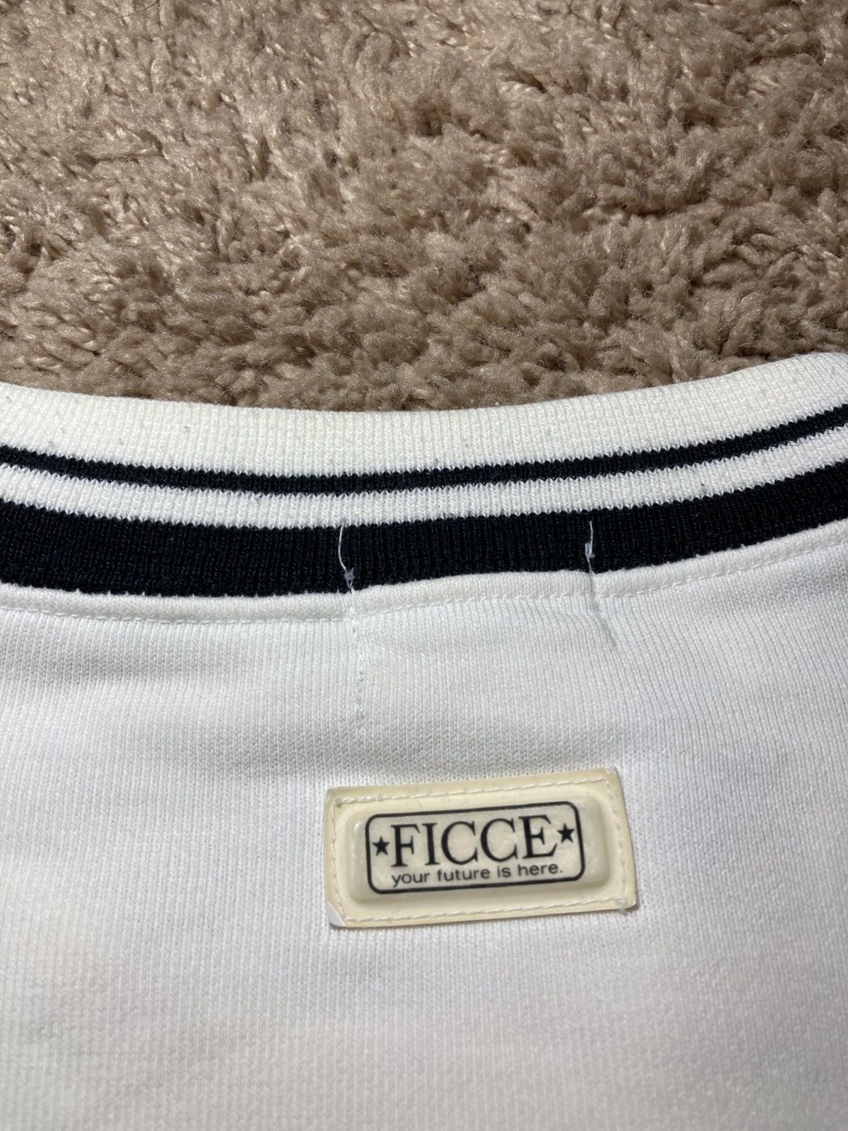 Yoshiyuki Konishi 90s Ficce Uomo Cat Cartoon Anime Crewneck Stripe 3D Size US L / EU 52-54 / 3 - 13 Thumbnail