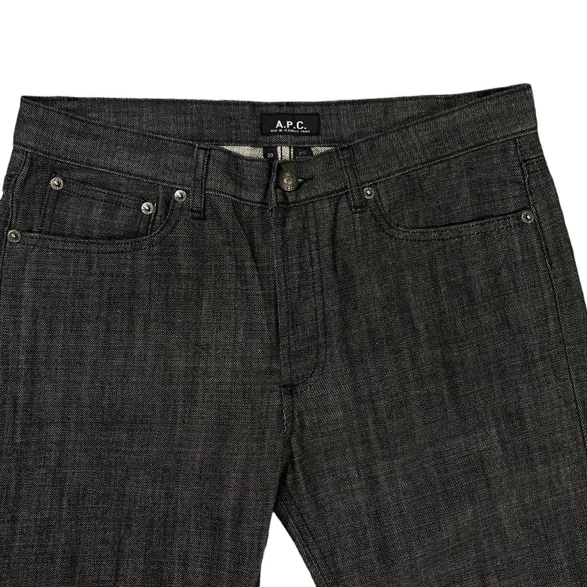 A.P.C. × If Six Was Nine A.p.c. Petit Standard Denim Non Selvedge Dark Grey Colour Size US 30 / EU 46 - 3 Thumbnail