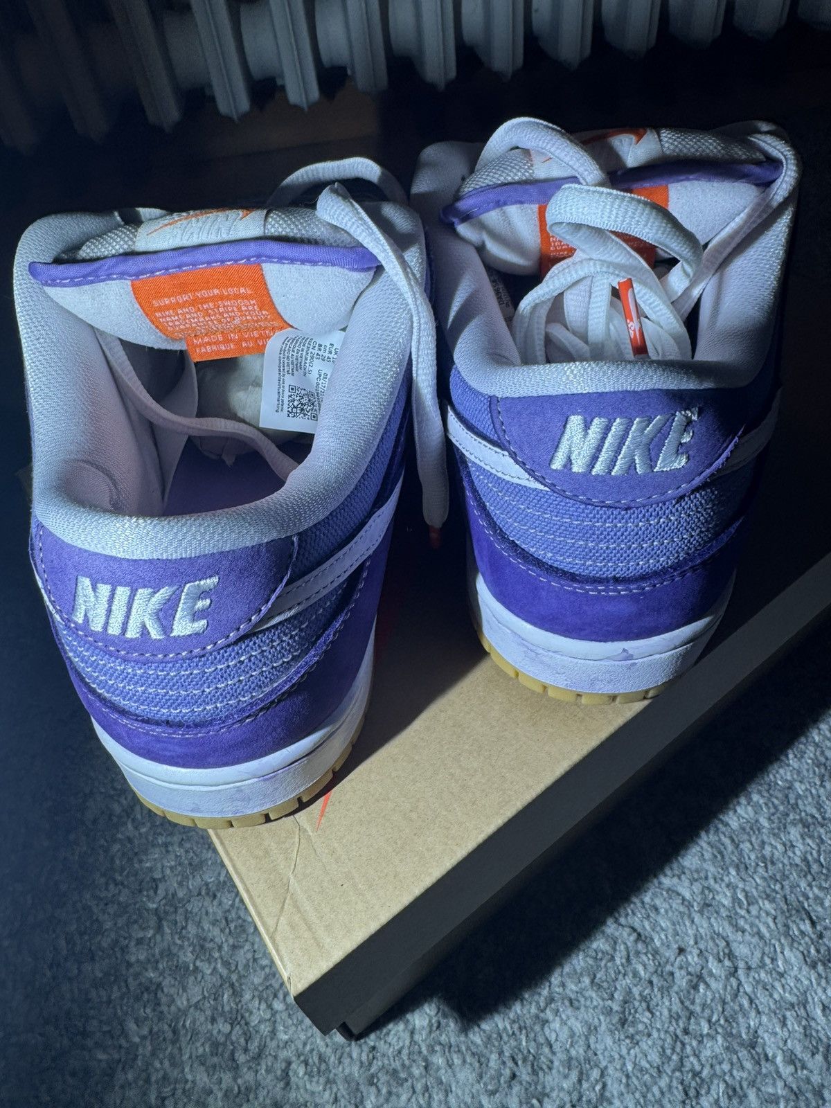 Nike Nike SB Dunk Unbleached Dunk Lilac Pack Size US 11.5 / EU 44-45 - 6 Thumbnail