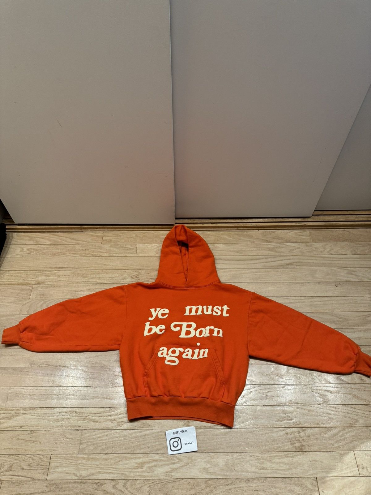 Cactus Plant Flea Market × Kanye West Ye Must Be Born Again CPFM Orange Hoodie sz Medium Size ONE SIZE - 3 Thumbnail