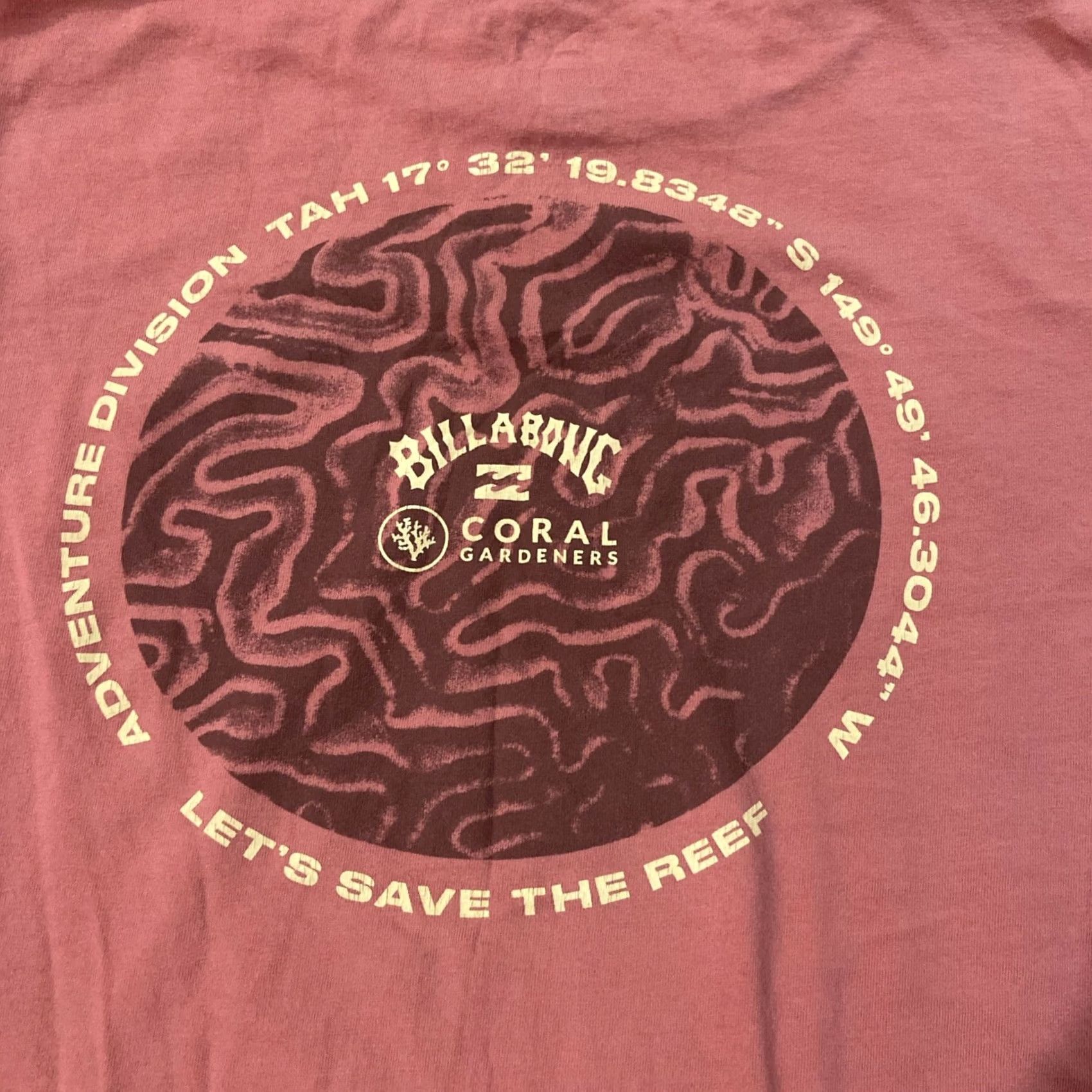 Billabong Billabong Crew Neck Shirt L Orange Men's T-Shirt Beach Surfer Girl Boxy Coral Gardners Beyond The Reef Size US L / EU 52-54 / 3 - 7 Thumbnail