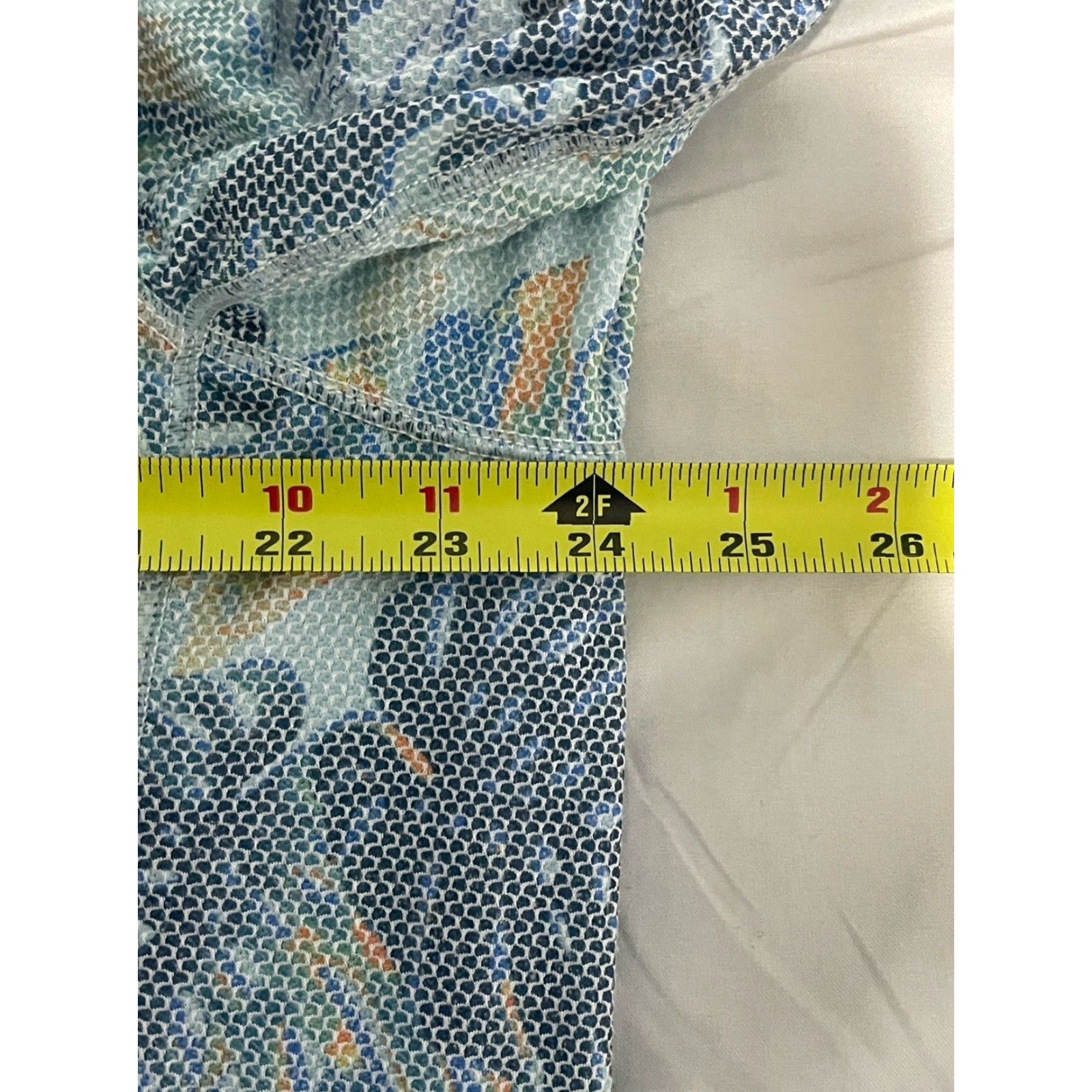 Tommy Bahama TOMMY BAHAMA Polo Men 2XL Blue Hawaiian Leaves UPF 30 Golf Short Sleeve Logo Shirt Size US XXL / EU 58 / 5 - 4 Thumbnail