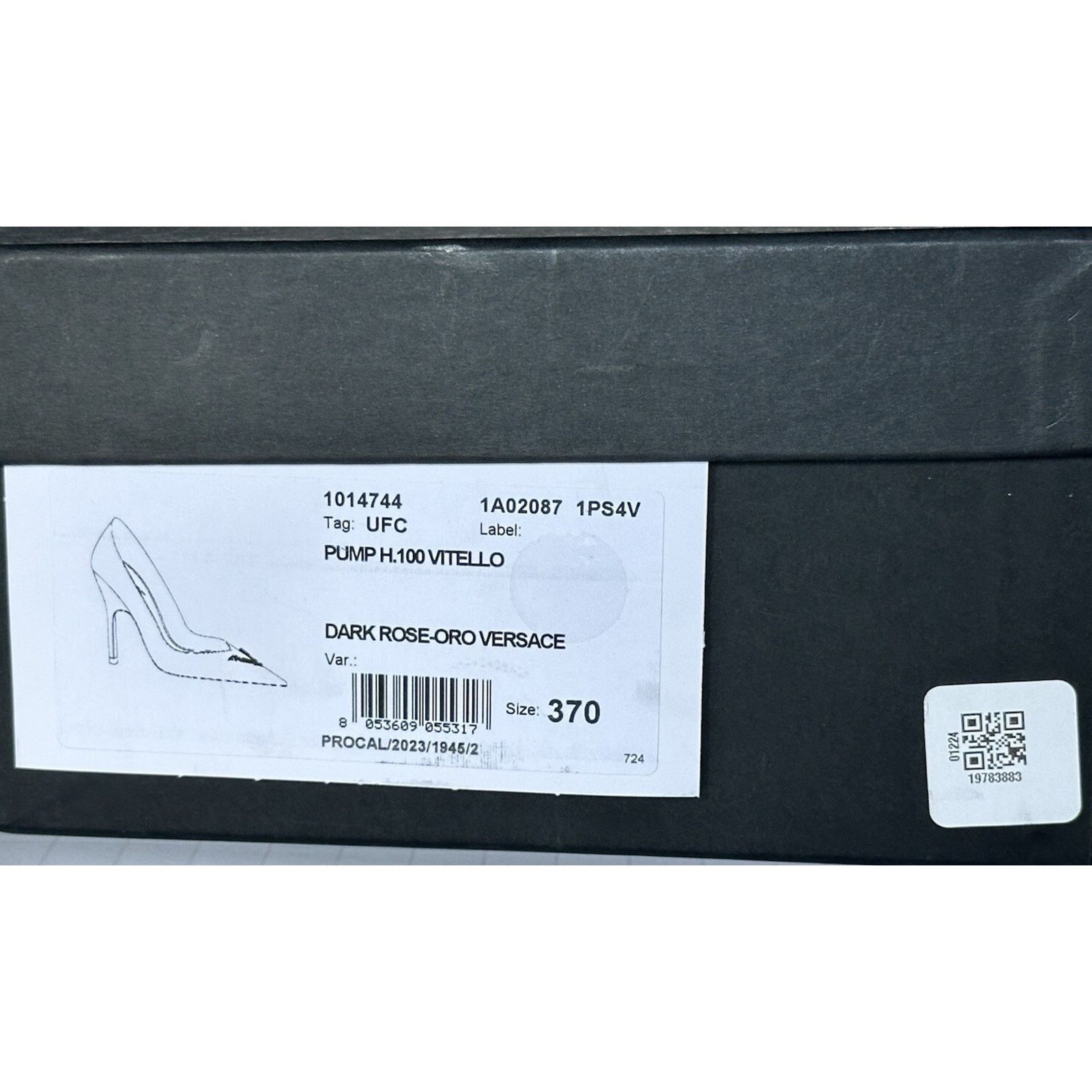 Versace Versace Women's Leather Pump Shoes Dark Rose 7 US 1014744 Size US 7 / IT 37 - 14 Thumbnail