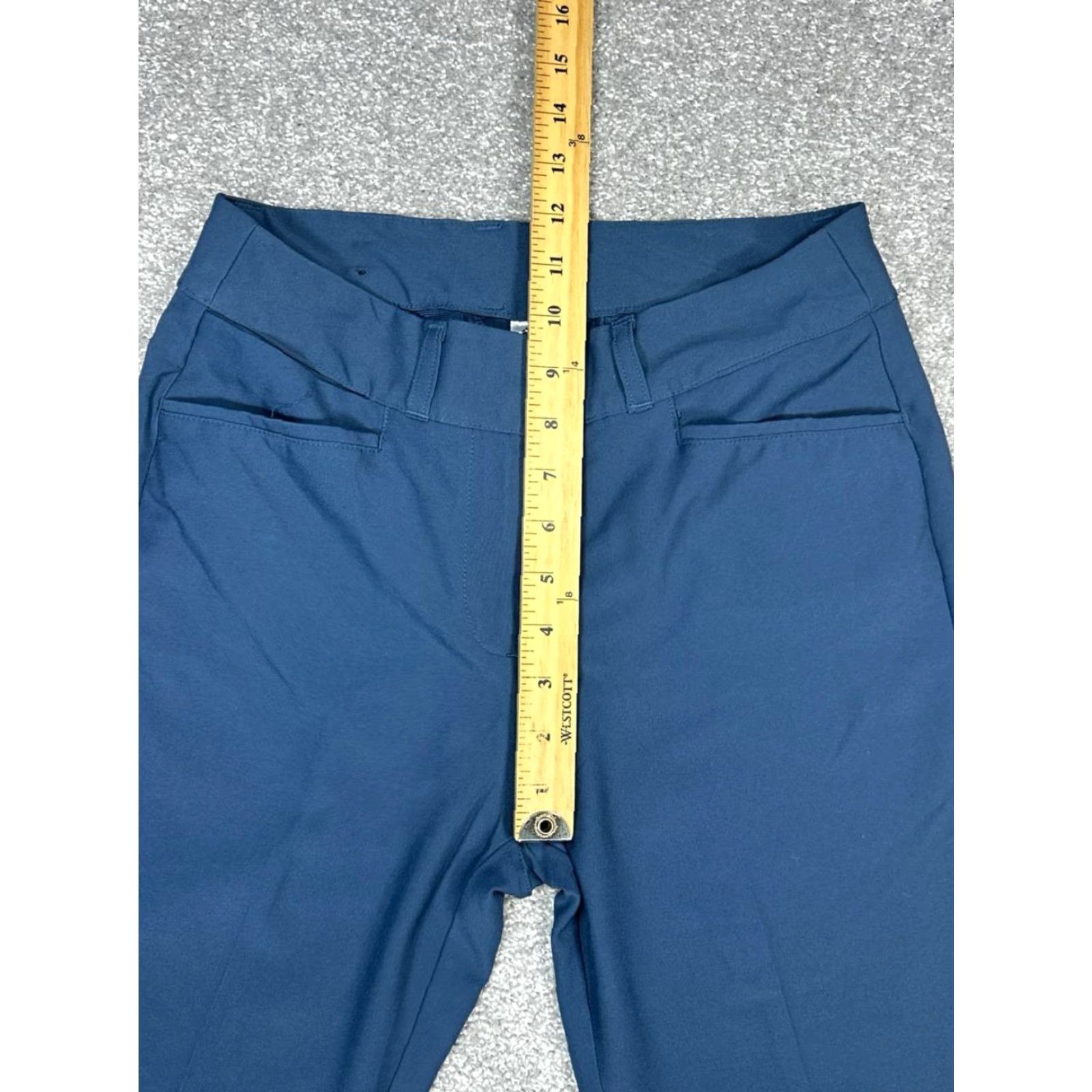 Adidas Adidas Primegreen Full Length Pants Womens 2 Blue Regular Fit Mid Rise Stretch FSH? Size 26" / US 2 / IT 38 - 6 Thumbnail