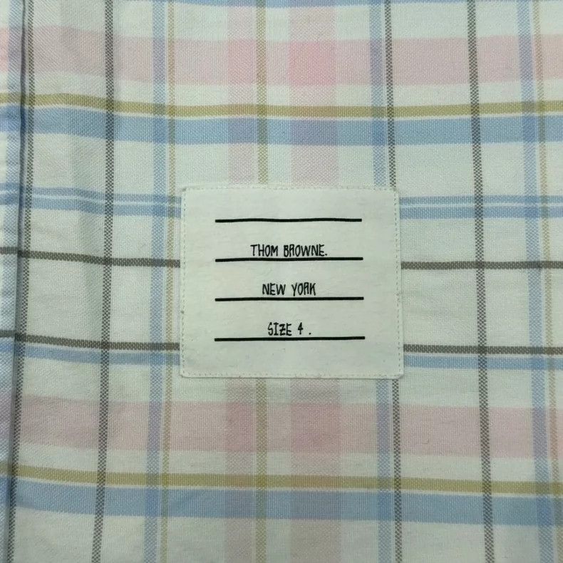 Thom Browne Thom Browne A badge card shirt Size US XL / EU 56 / 4 - 5 Thumbnail