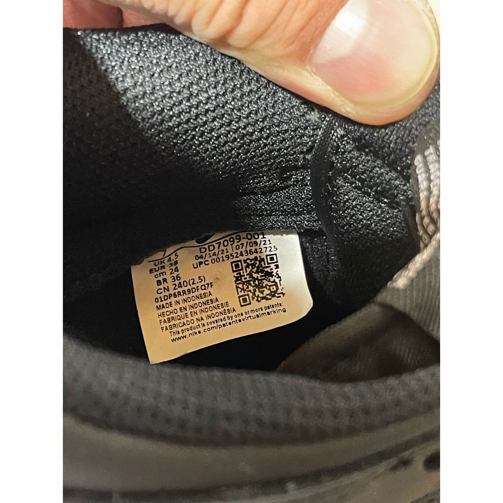 Nike WMNS Nike Dunk Low "Primal Black" | Size 7W [new] DD7099-001 Size US 7 / IT 37 - 9 Thumbnail