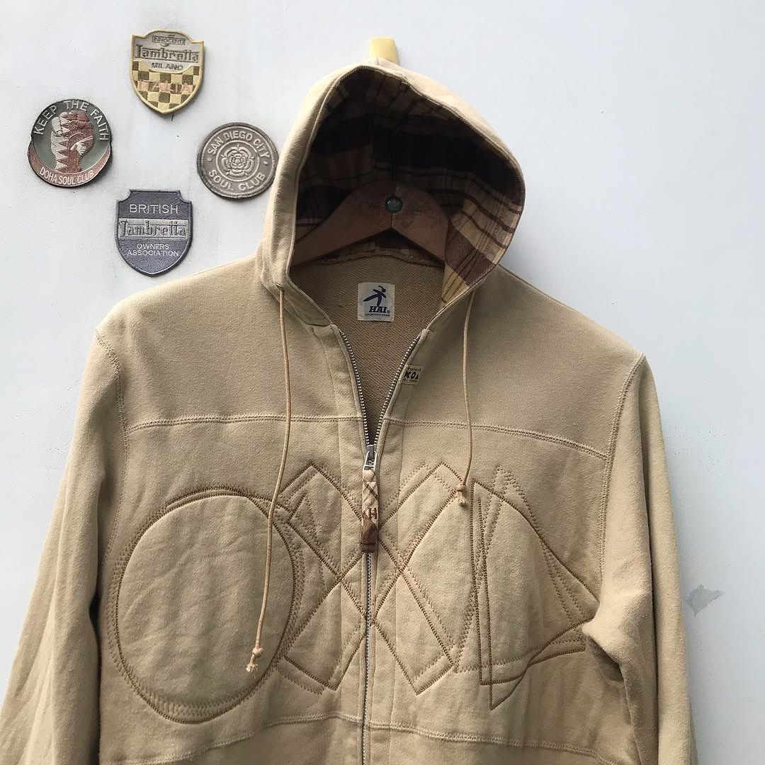 Hai Sporting Gear × Issey Miyake Vintage Hai Sporting Gear Issey Miyake japan Hoodie inner Size US L / EU 52-54 / 3 - 4 Thumbnail