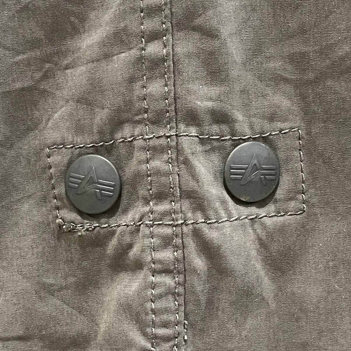 Alpha Industries × Vintage Vintage Alpha Industries Hoodie Parka Jacket Size US S / EU 44-46 / 1 - 18 Thumbnail