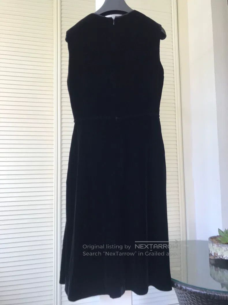 Valentino Valentino Baby's breath velvet black dress Size M / US 6-8 / IT 42-44 - 2 Thumbnail