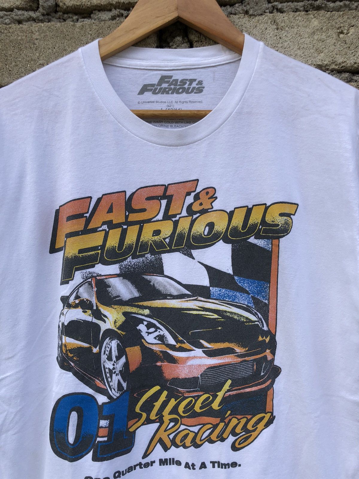 Fashion Victim × Vintage Fast & Furios Street Racing Promo Tee Size US L / EU 52-54 / 3 - 1 Thumbnail