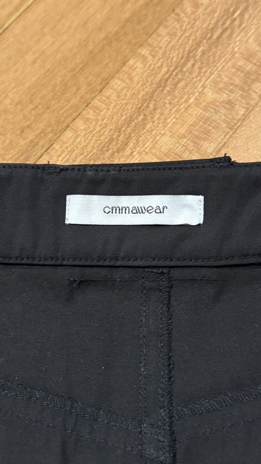 CMMAWEAR CMMAWEAR Black Snapped Hem Cargo Pants Size US 36 / EU 52 - 7 Thumbnail