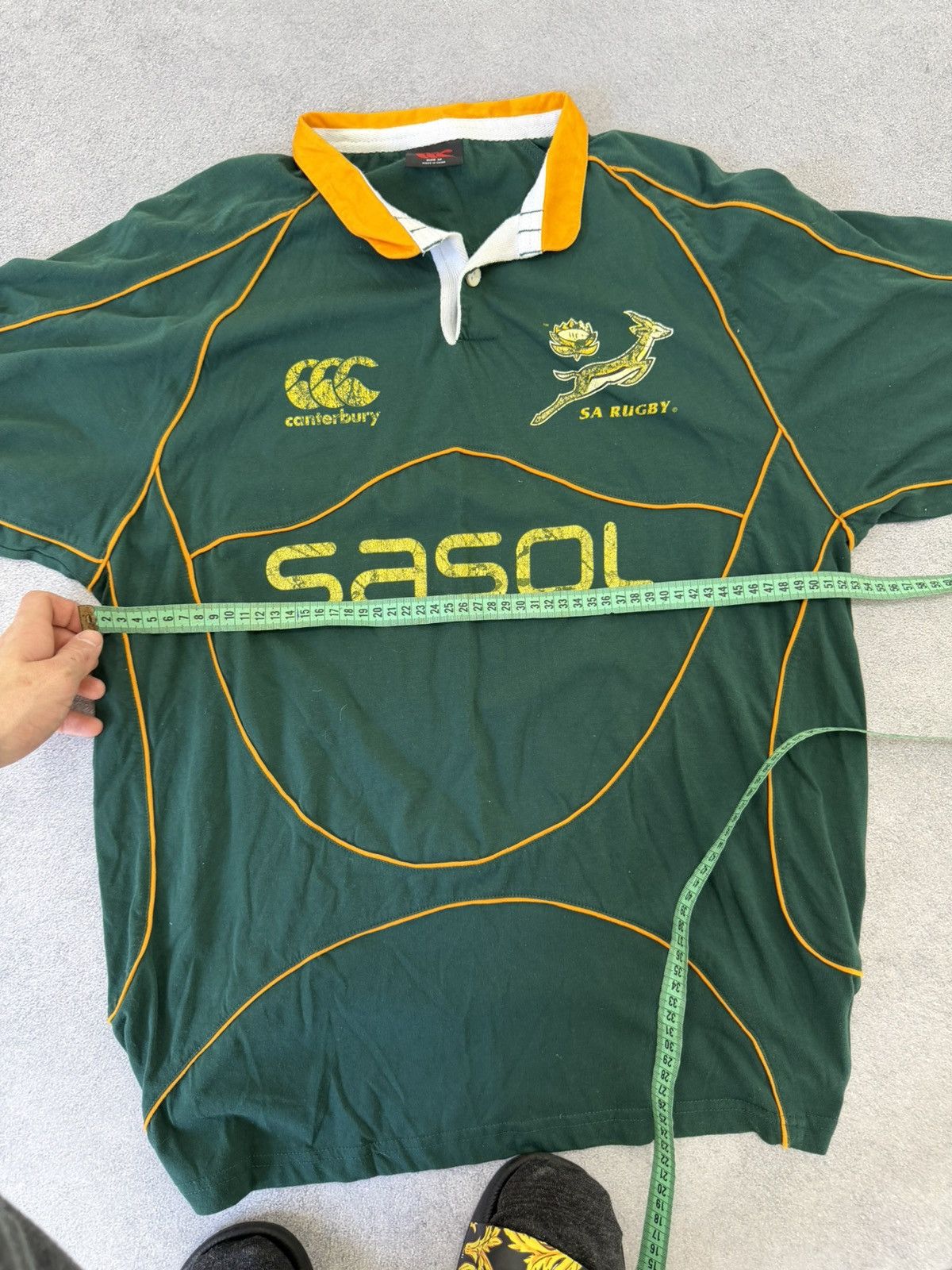 Other South Africa 2007-2008 Rugby Home Shirt Jersey Canterbury Size US L / EU 52-54 / 3 - 12 Thumbnail