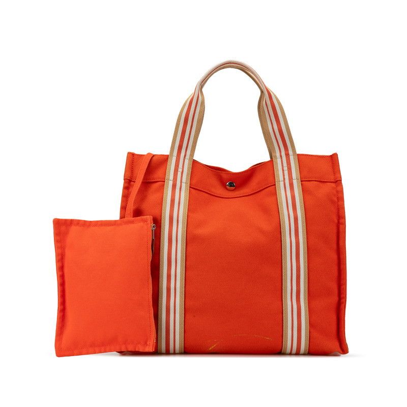 Hermes Hermes Canvas Sac de Plage Tote Bag Canvas Tote Bag in Very Good Condition