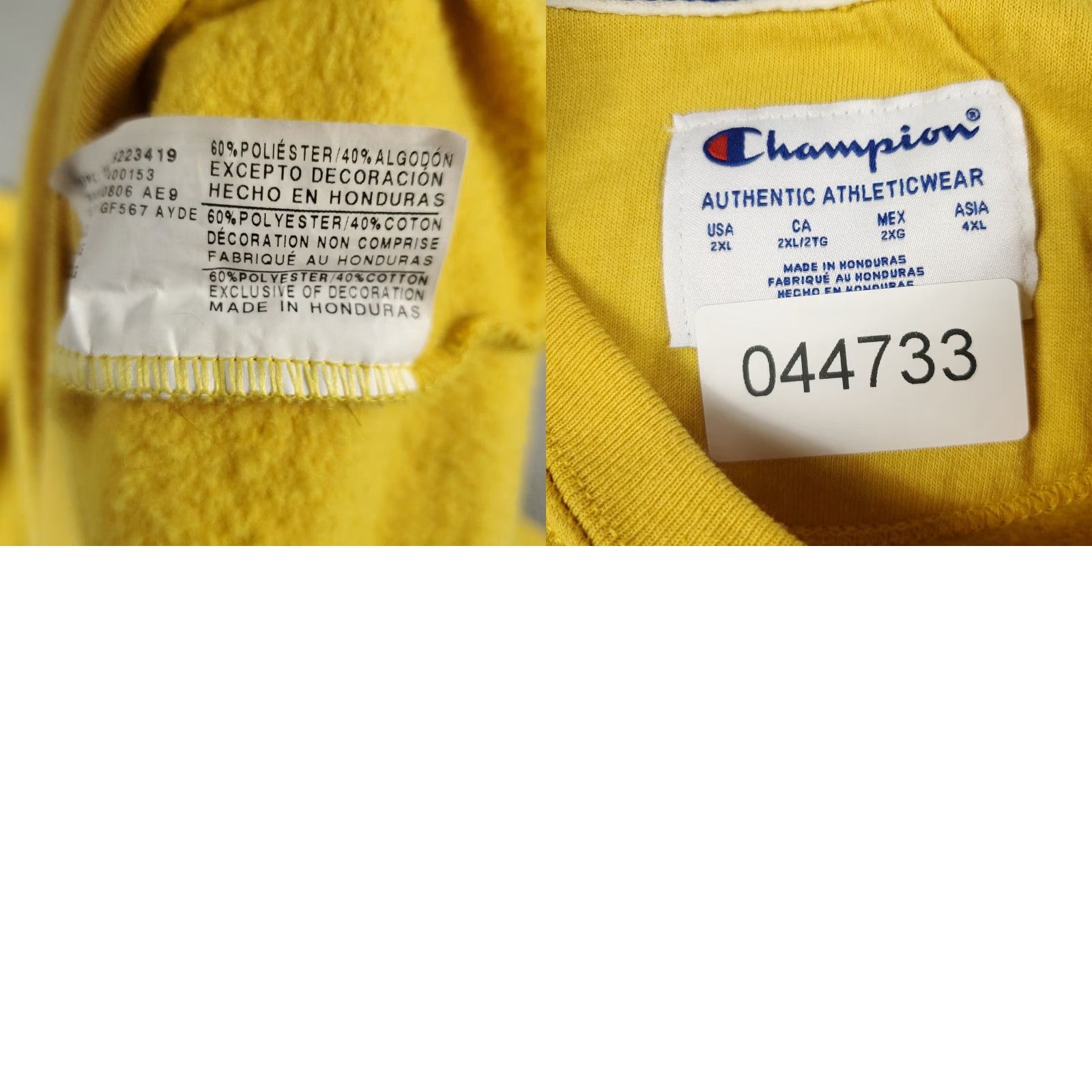Champion VINTAGE Champion Sweater Mens 2XL Crew Neck Pullover Long Sleeve Cotton Blend Casual Winter Fall Mens Size US XXL / EU 58 / 5 - 8 Thumbnail