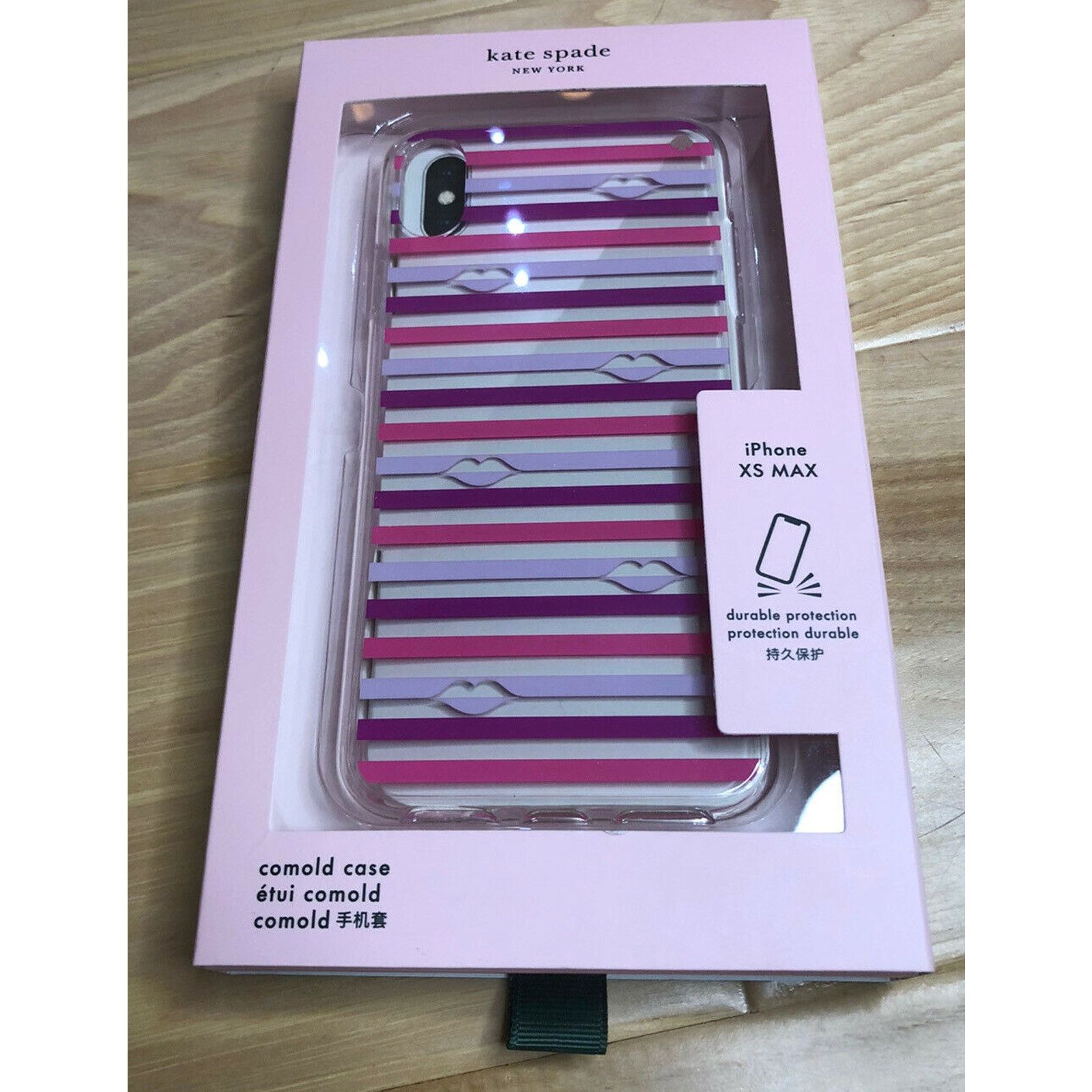 Kate Spade Kate Spade New York Lips with Stripe iPhone XS MAX Case Size ONE SIZE - 2 Thumbnail
