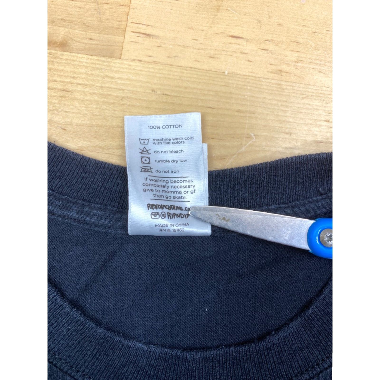 RIPNDIP Rip N Dip Must Be Nice Long Sleeve Shirt M Black Crew Neck Casual Size US M / EU 48-50 / 2 - 5 Thumbnail