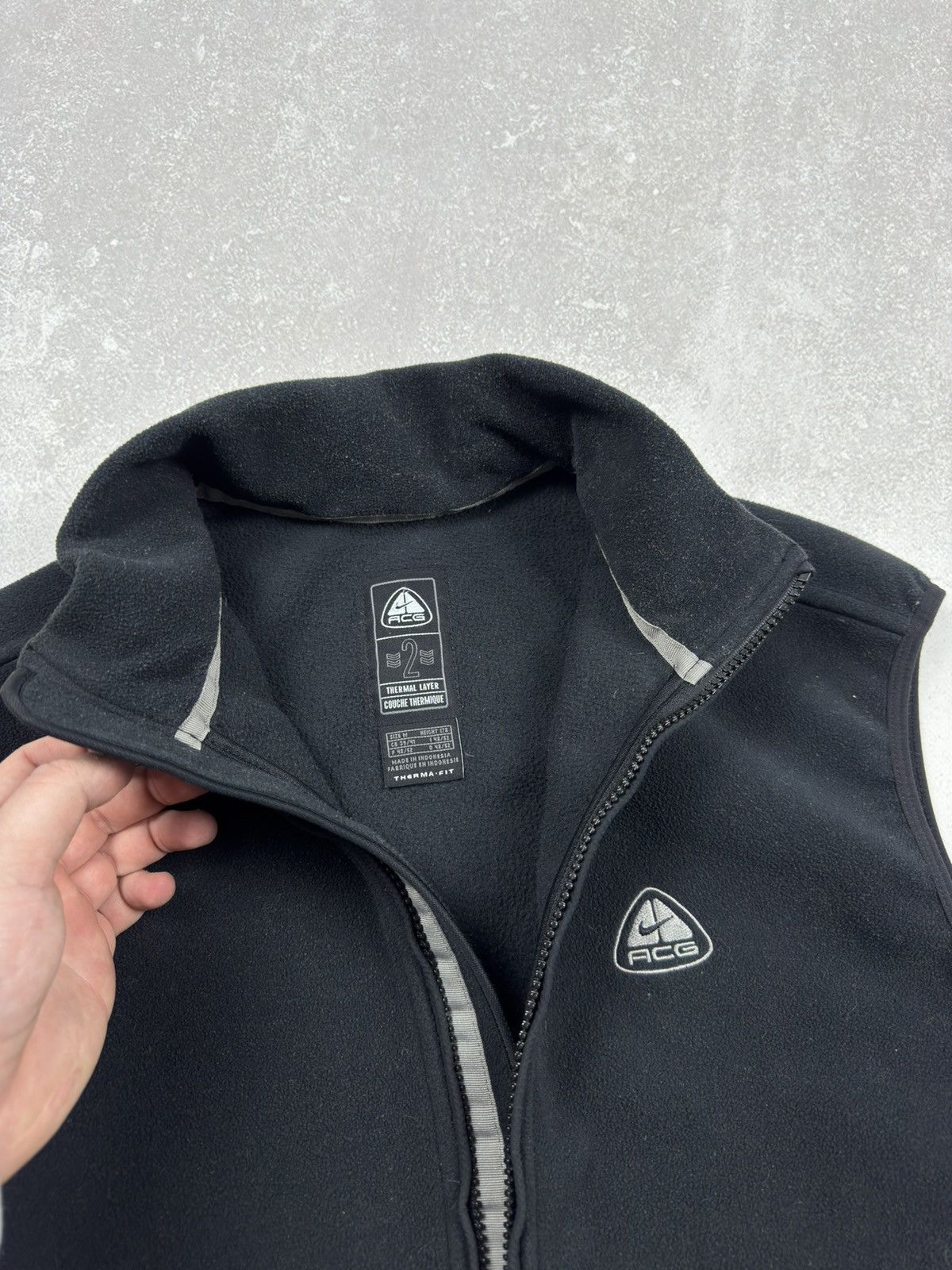 Nike ACG Vintage Nike ACG Therma-Fit Fleece Outdoor Vest Jacket 00s Size US M / EU 48-50 / 2 - 7 Thumbnail