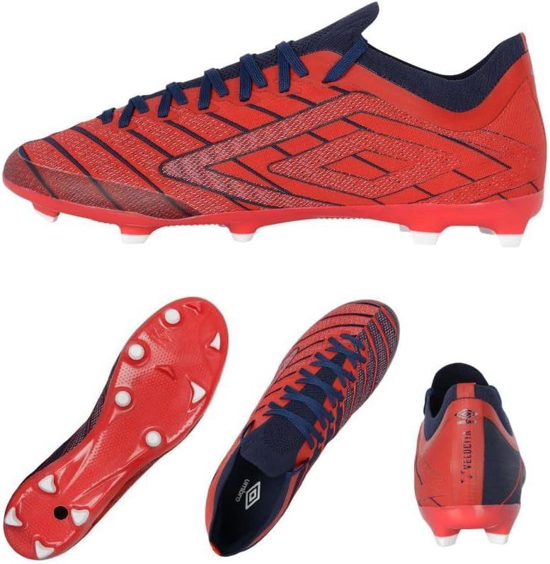 Umbro Umbro Men's Velocita Elixir Pro FG Soccer Cleat, Red/White/B Size US 11 / EU 44 - 1 Thumbnail