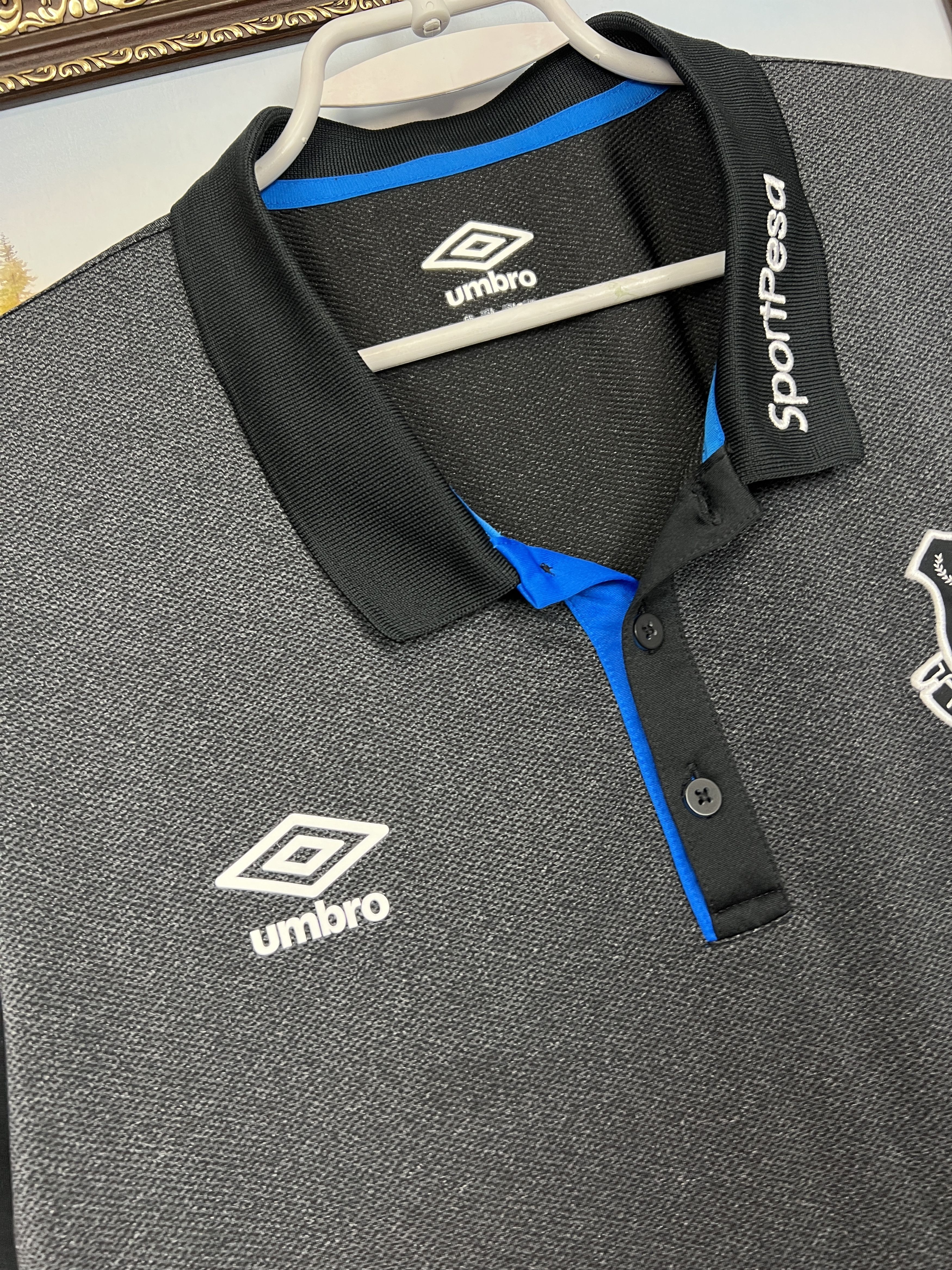 Umbro Umbro Everton Football Polo Shirt Soccer Train Jersey Tee Size US XL / EU 56 / 4 - 6 Thumbnail
