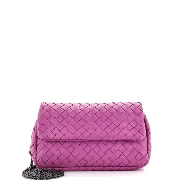 Bottega Veneta Expandable Chain Crossbody Bag Intrecciato Nappa Small ...