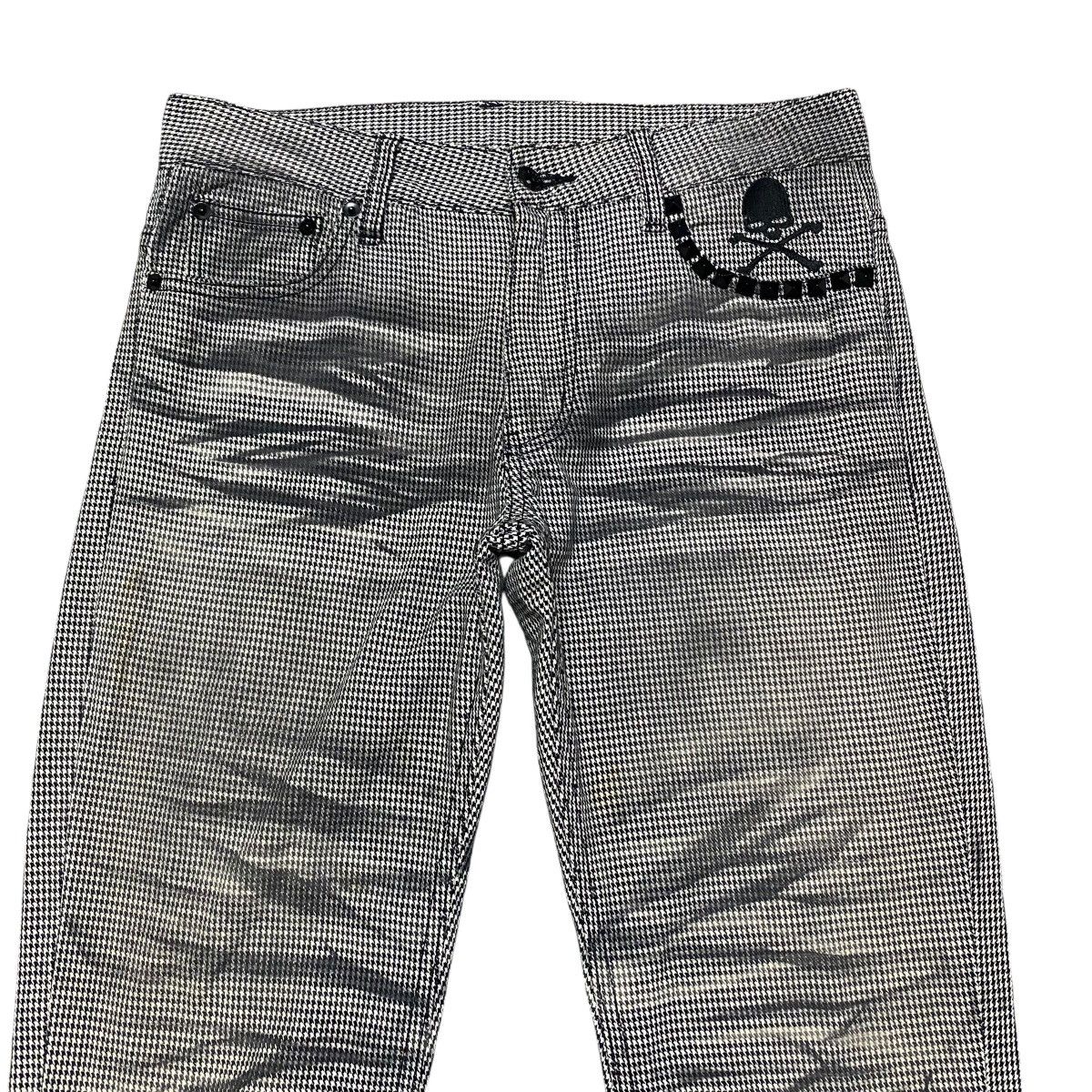 semanticdesign Semantic Design Houndstooth Skull Clawmark Jeans Size US 30 / EU 46 - 3 Thumbnail