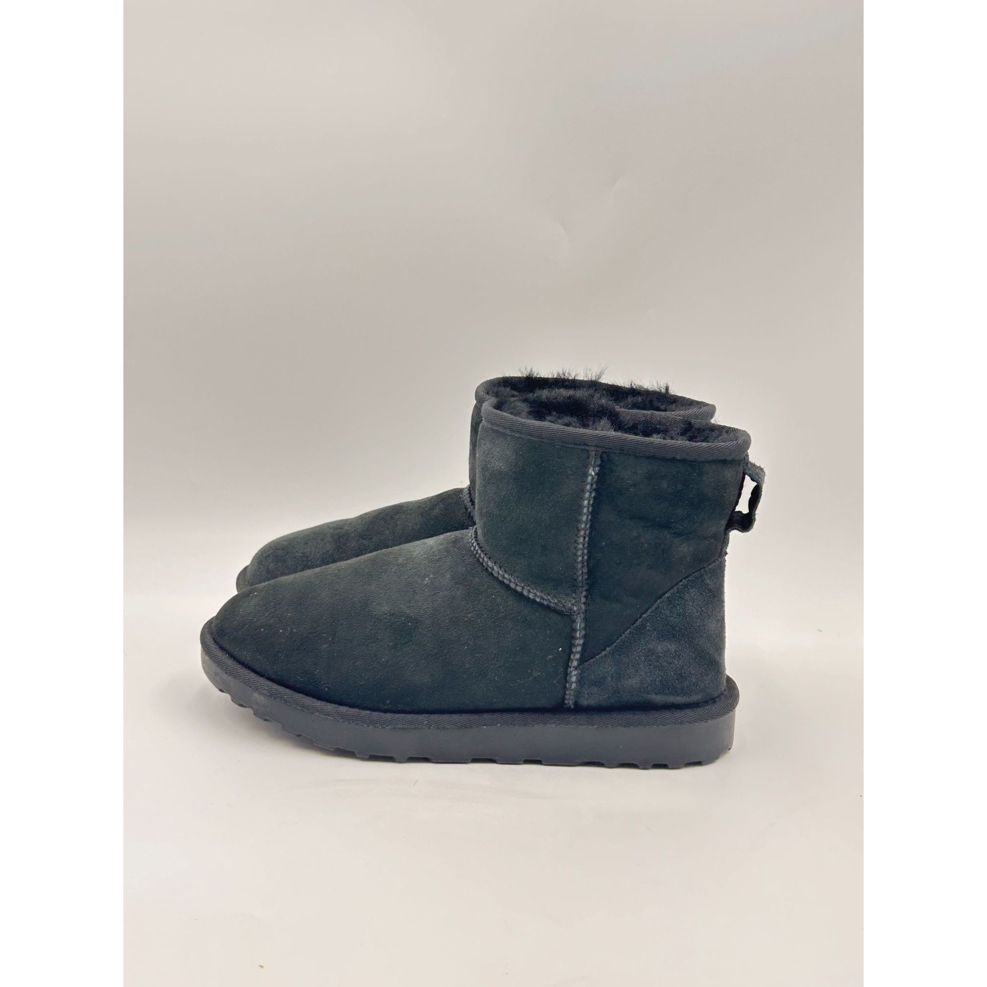 Other Kirkland Signature Shearling Boots Women 8 Black Suede Short Size US 8 / IT 38 - 1 Thumbnail