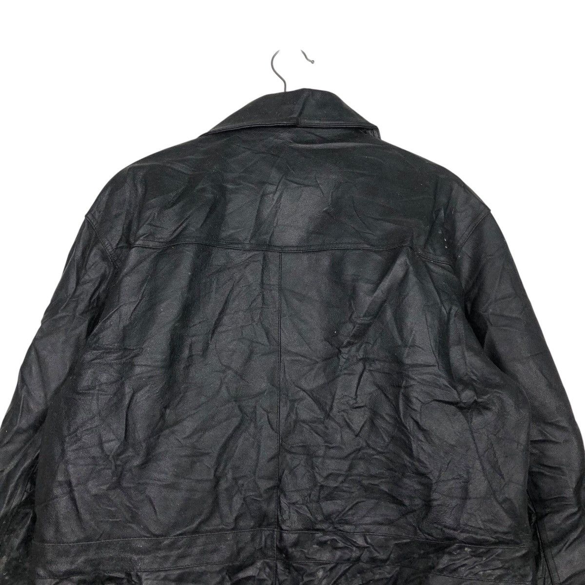 Japanese Brand 📌Vintage Leather Jacket Equitum Italy Blanket Issey Miyake Size US M / EU 48-50 / 2 - 10 Thumbnail