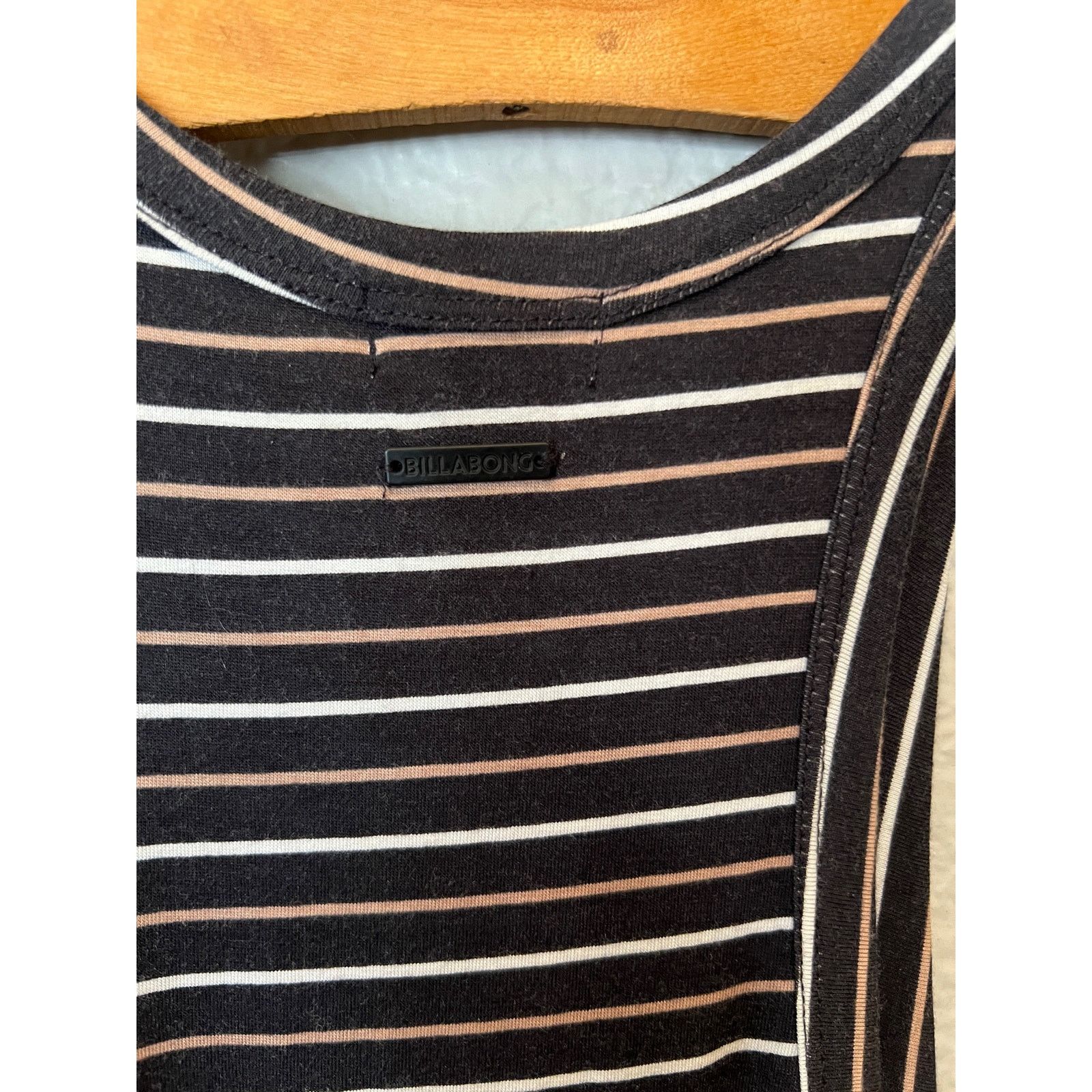 Billabong NEW Billabong Young Love Stripe Sleeveless Midi Dress Small Size S / US 4 / IT 40 - 5 Thumbnail