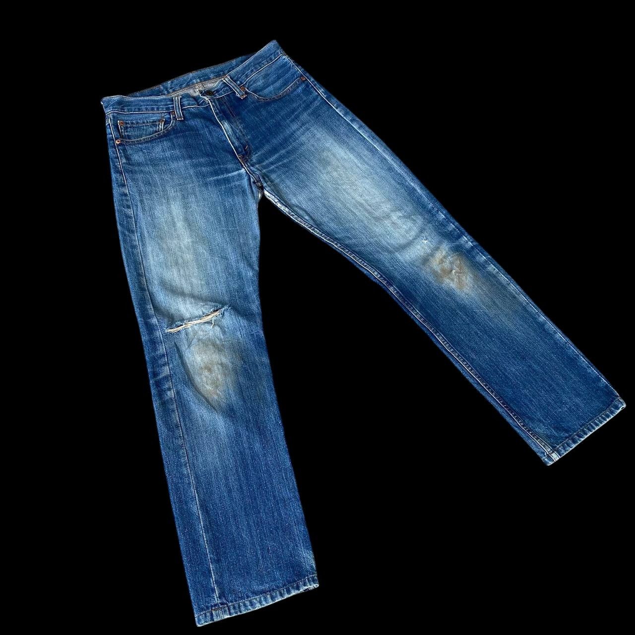 Levi's Vintage Clothing VINTAGE LEVIS 505 DISTRESSED DENIM W32X29" Size US 32 / EU 48 - 3 Thumbnail