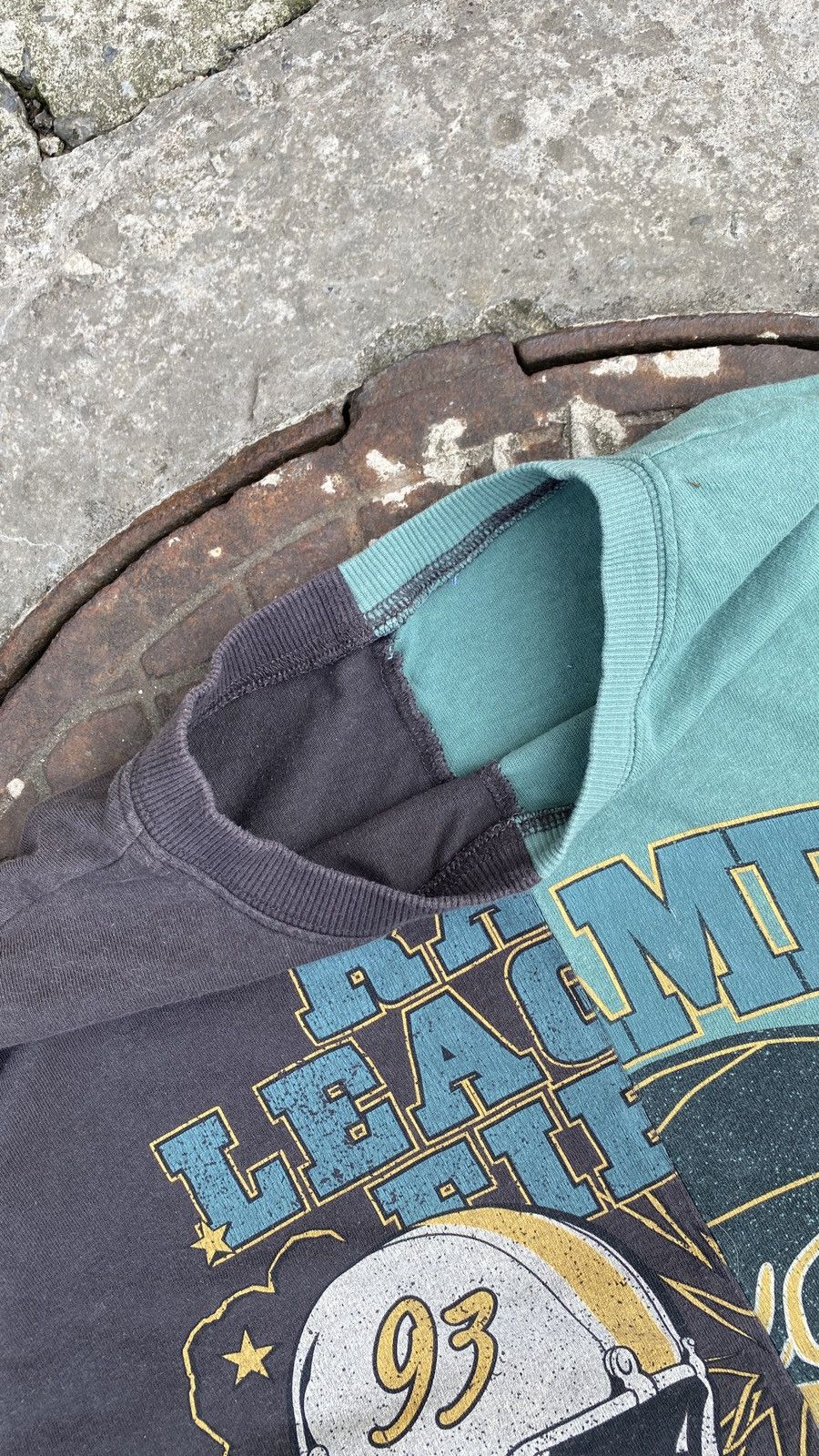 Vintage Vintage Varsity Football Baseball Cropped T Shirt Size US S / EU 44-46 / 1 - 7 Thumbnail