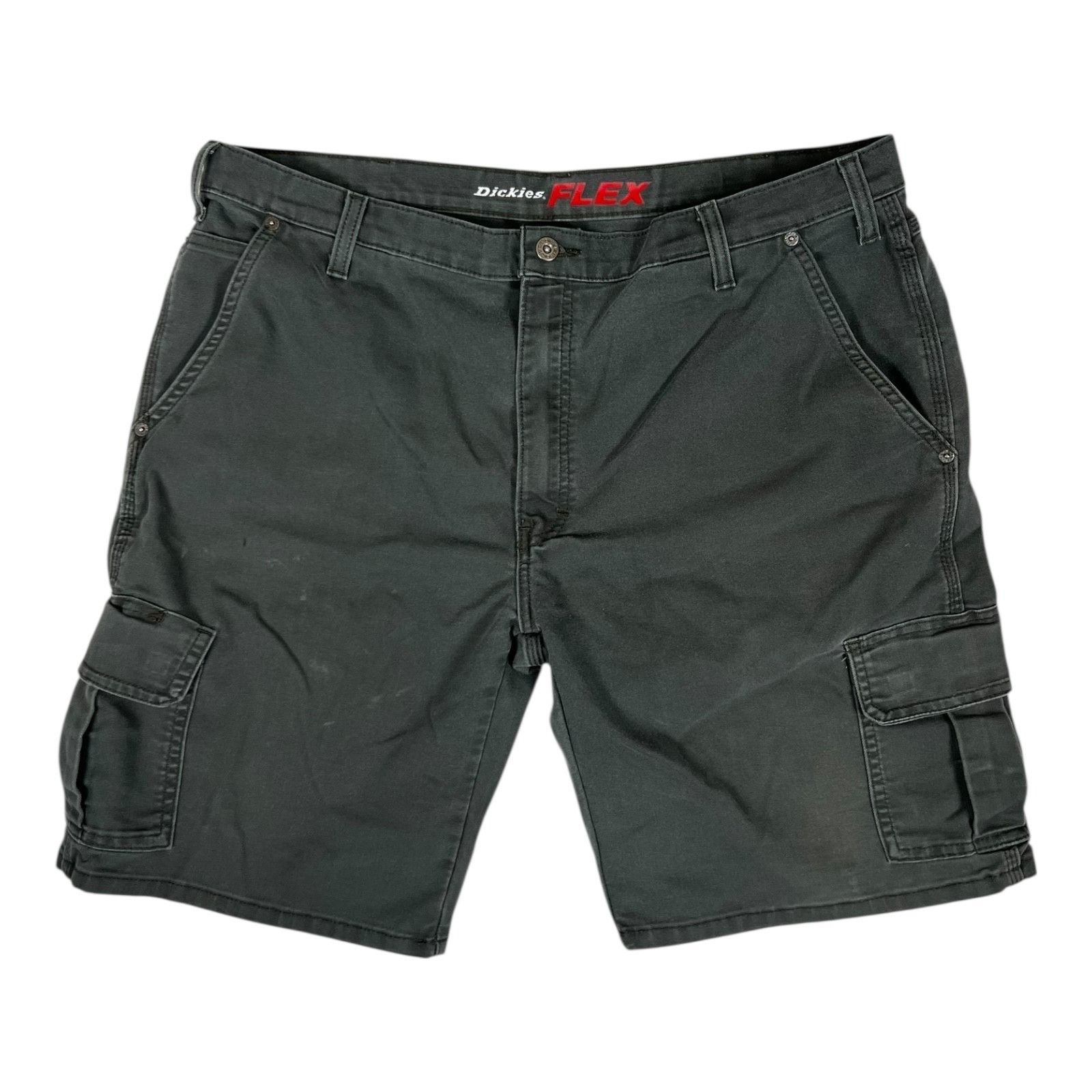 Dickies Dickies Flex Cargo Shorts Gray Canvas Size 40 Relaxed Y2K Sk Size US 40 / EU 56 - 1 Thumbnail