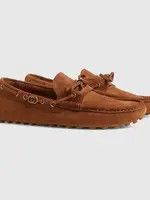 Gucci oc11z1025 Men's Driver With Interlocking G Shoes in Brown Size US 7.5 / EU 40-41 - 2 Thumbnail
