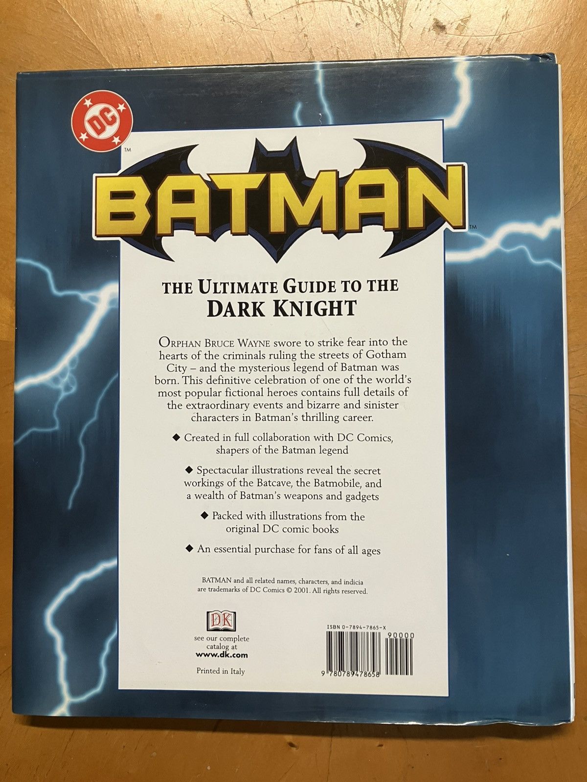 Other Vintage 2001 DK Batman Ultimate Guide Hardcover Book Size ONE SIZE - 4 Thumbnail