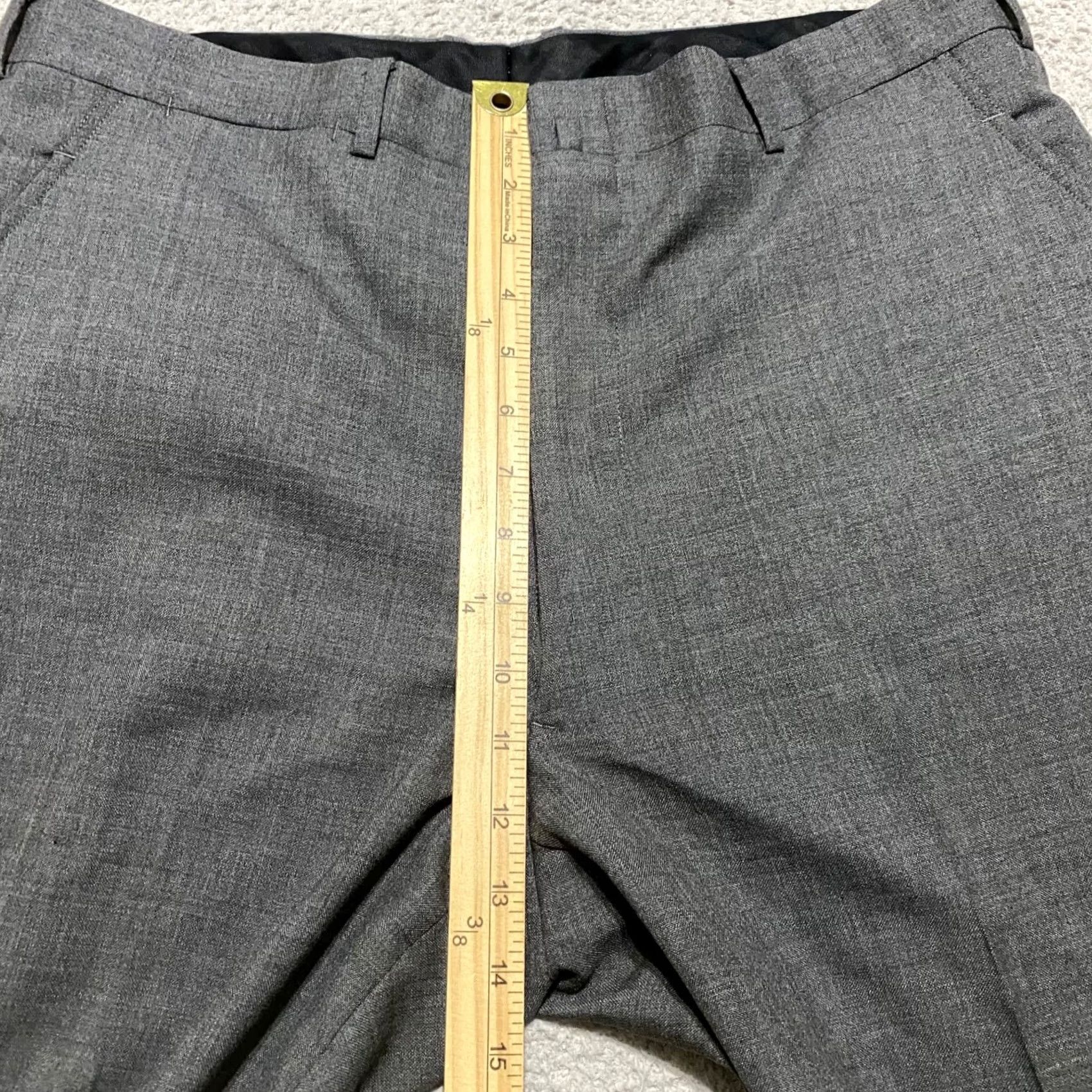 Brooks Brothers Vintage Brooks Brothers Dress Pants Mens sz 38 Gray Wool Straight Business Size US 38 / EU 54 - 7 Thumbnail