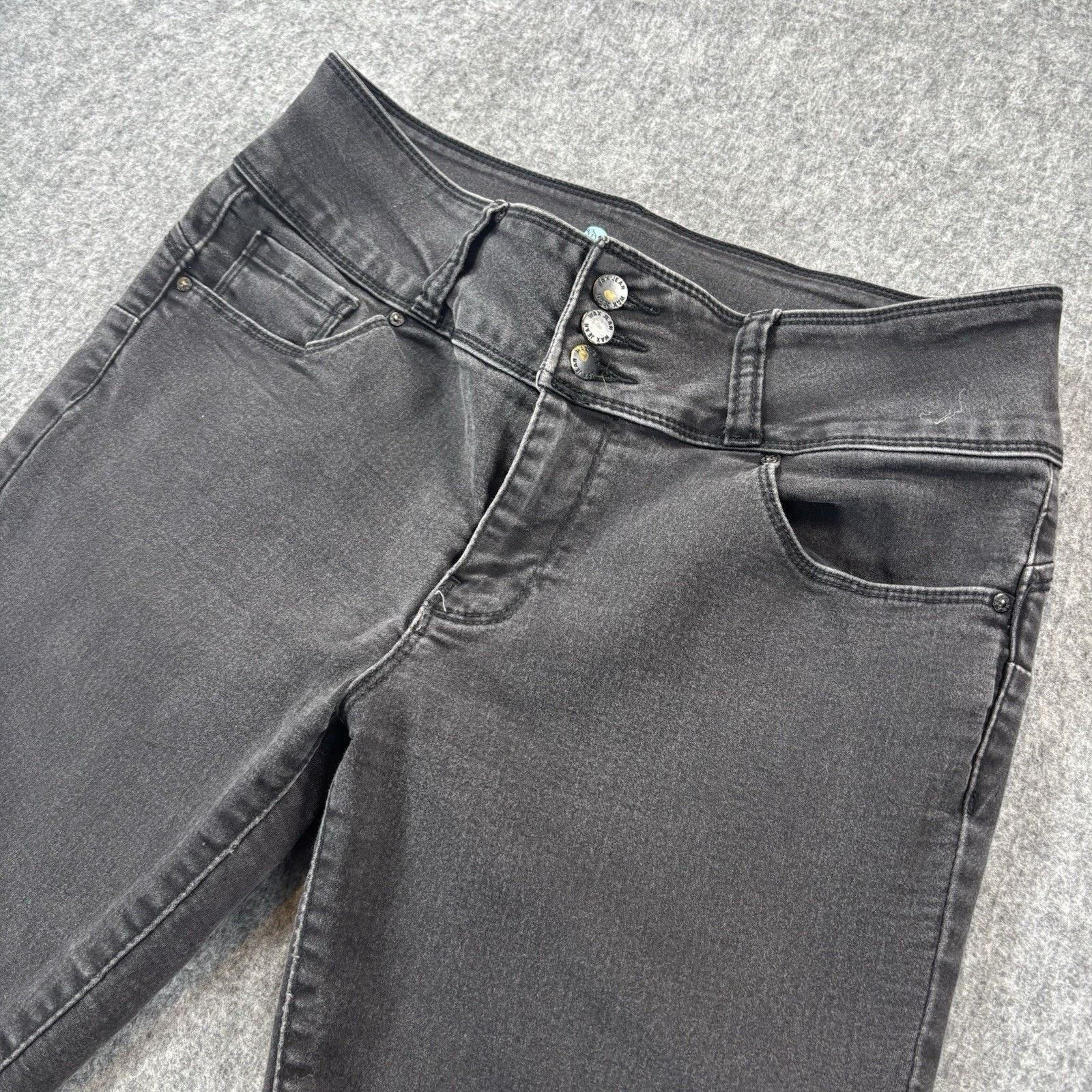 Other Wax Jean Butt I Love You Black High Rise Jeans 30x27 Sz 11 Size 30" / US 8 / IT 44 - 2 Thumbnail