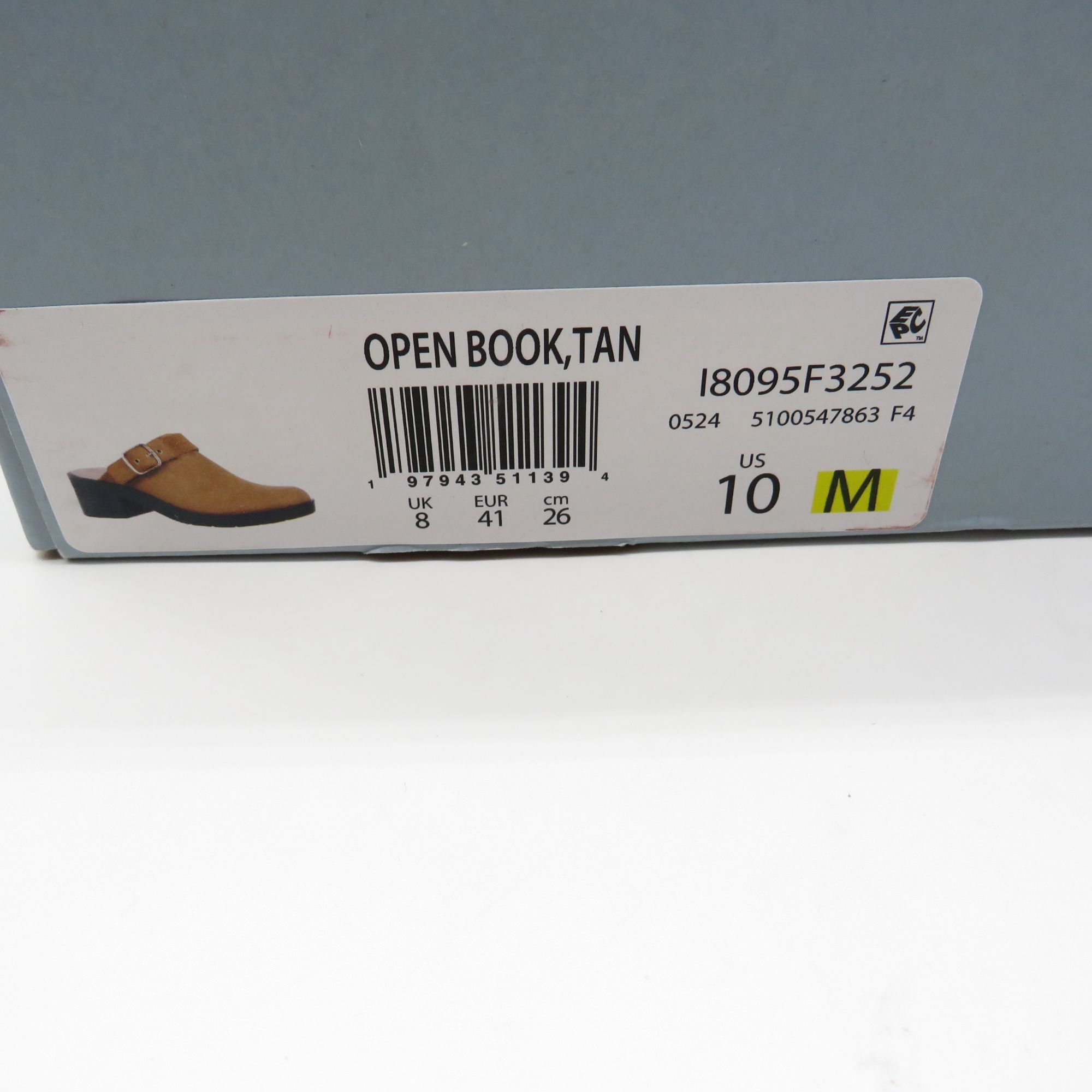 Other Beezies Open Book Tan Suede Buckle Mule Clogs Womens Size 10 Size US 10 / IT 40 - 2 Thumbnail