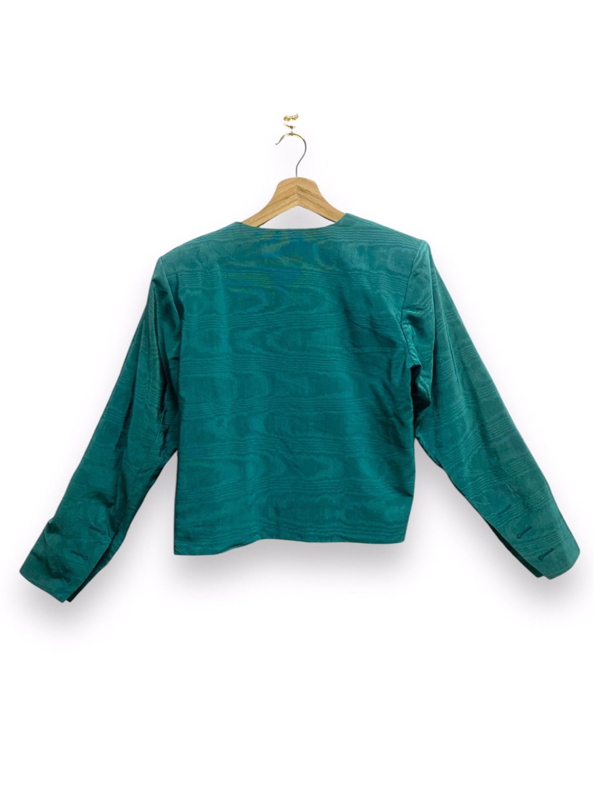 Vintage × Yves Saint Laurent Vintage Yves Saint Lauren Crop Top Blazzer coat Size S / US 4 / IT 40 - 9 Thumbnail