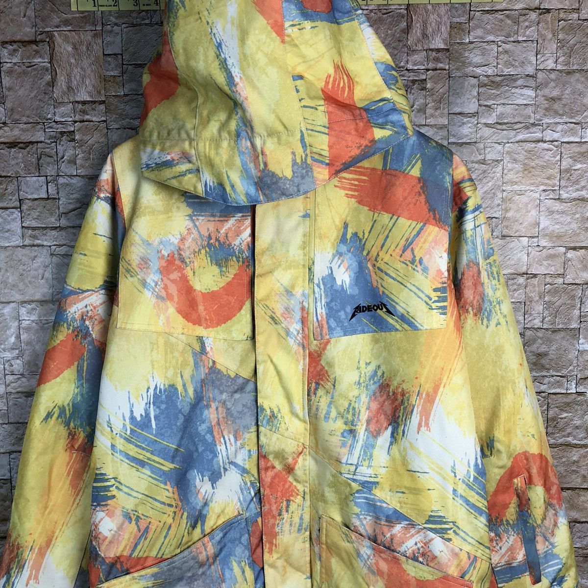 Japanese Brand Ride Out snowboard wear Yellow mix Coats #A235 Size US M / EU 48-50 / 2 - 5 Thumbnail
