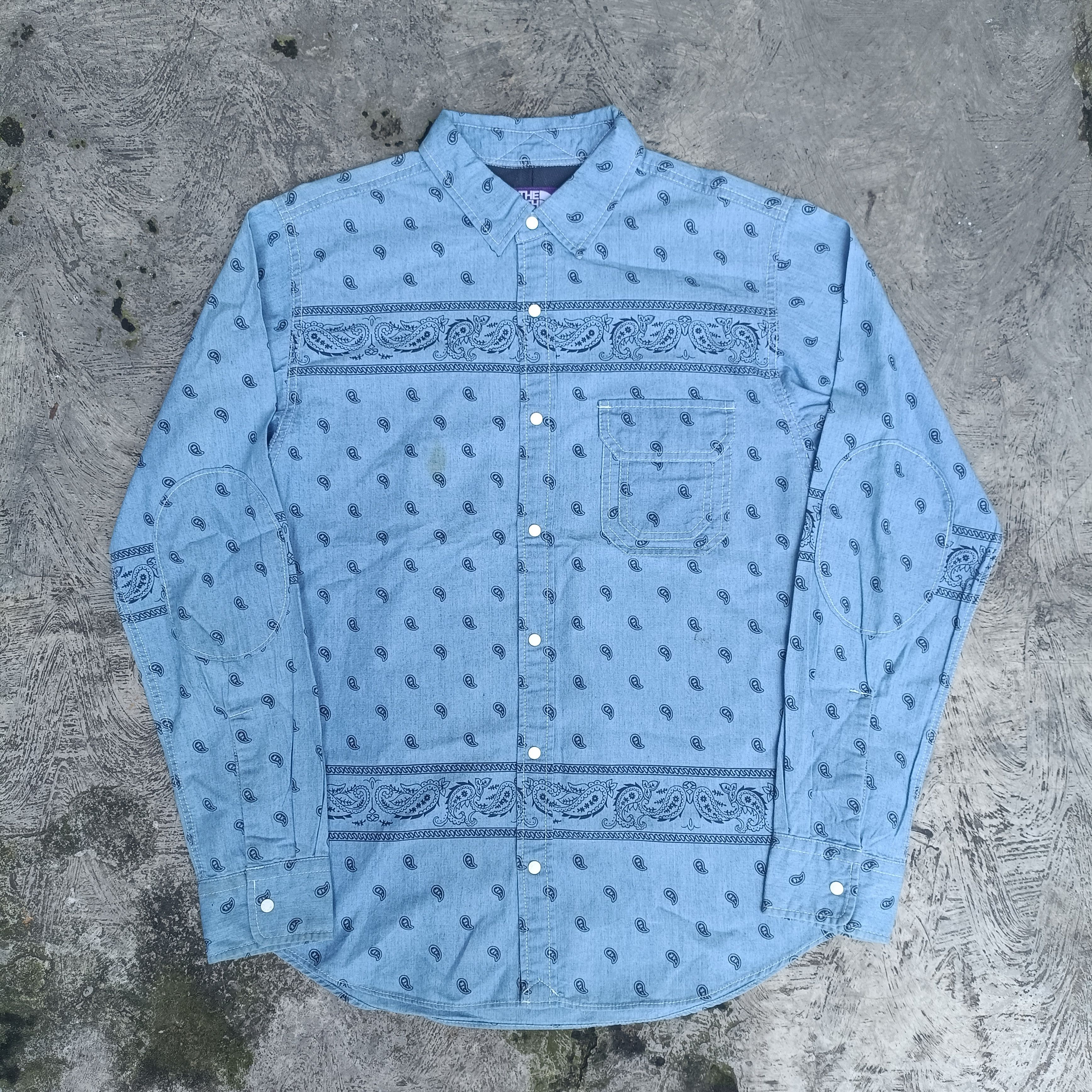 Nanamica × The North Face Purple Label Paisley Snap Button Shirt Size US M / EU 48-50 / 2 - 2 Thumbnail