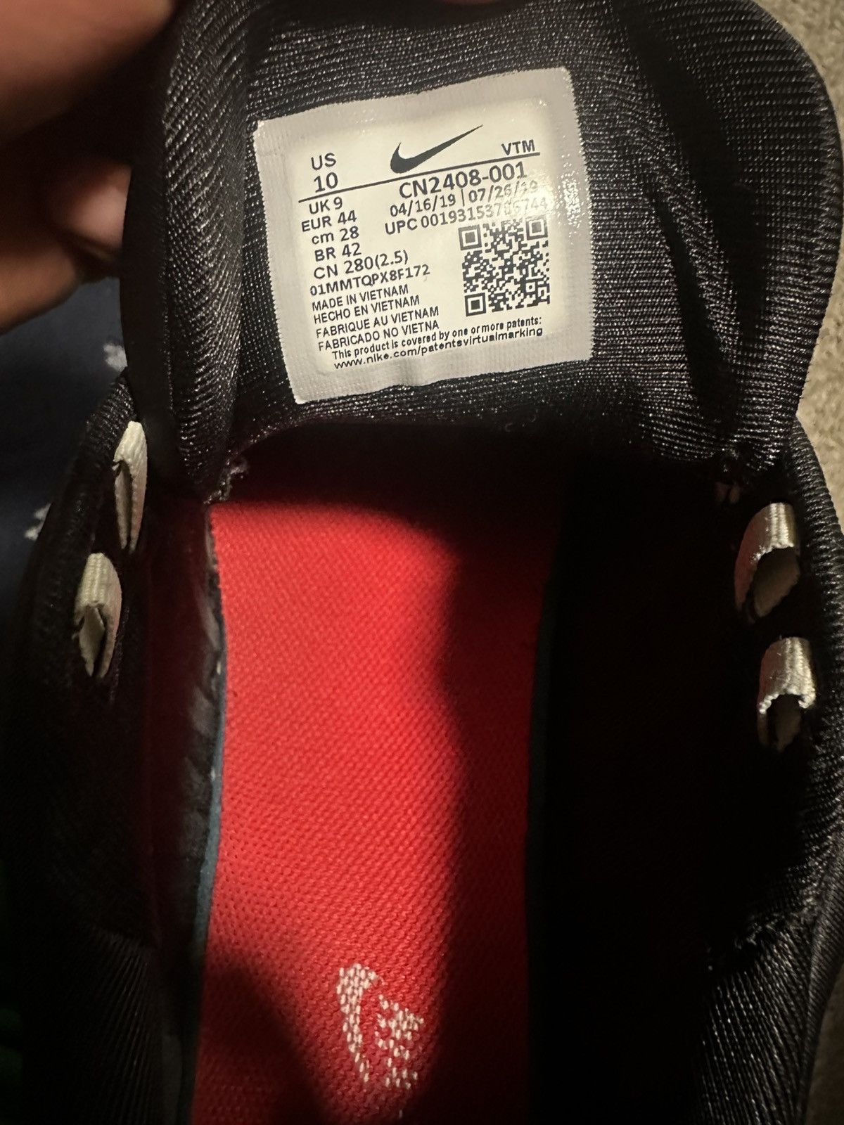 Undercover Nike Air Max 720 x UNDERCOVER Black/University Red – Size 10 Size US 10 / EU 43 - 6 Thumbnail