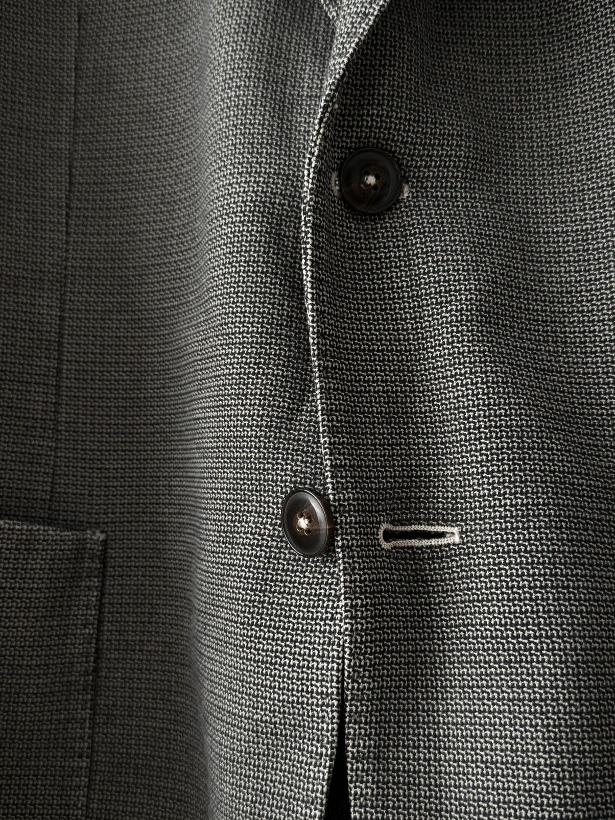 L.B.M. 1911 × Luigi Bianchi L.B.M. 1911 Two Buttons Grey Cotton Sport Jacket Size 44R - 4 Thumbnail