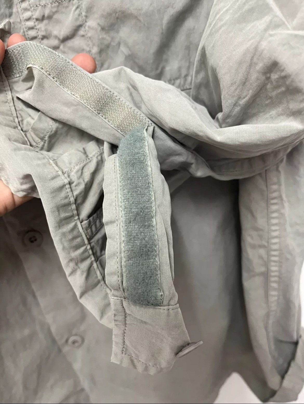 Stone Island Stone Island Vintage Matte Grey LS Double Pocket Button Up Size US L / EU 52-54 / 3 - 7 Thumbnail