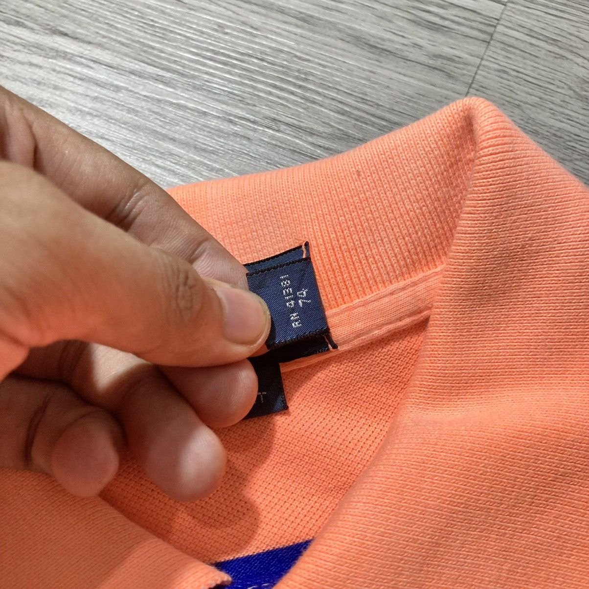 Polo Ralph Lauren Vintage Polo Ralph Lauren Big Patch Logo Striped Polo Tee Size US L / EU 52-54 / 3 - 16 Thumbnail