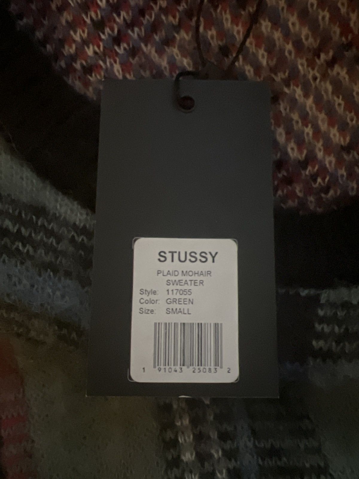 Stussy Stussy Plaid Mohair Sweat Crewneck Size US S / EU 44-46 / 1 - 4 Thumbnail